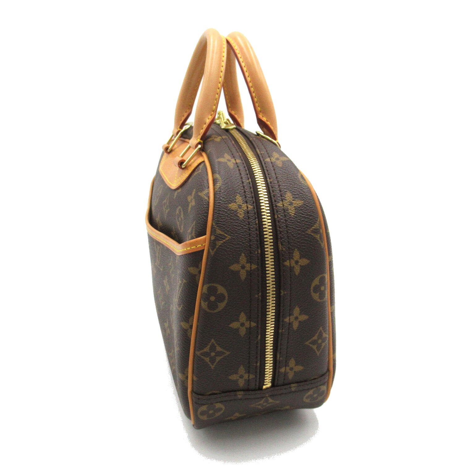 Louis Vuitton Trouville Canvas Handbag M42228 in Great Condition