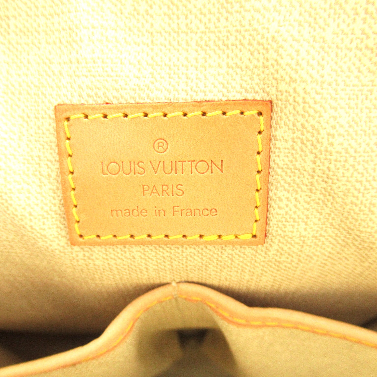 Louis Vuitton Trouville Canvas Handbag M42228 in Great Condition