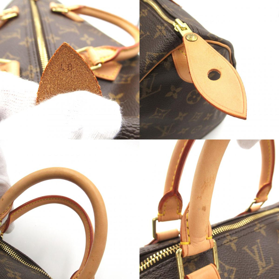 Louis Vuitton Speedy 40 Handbag Brown M41522