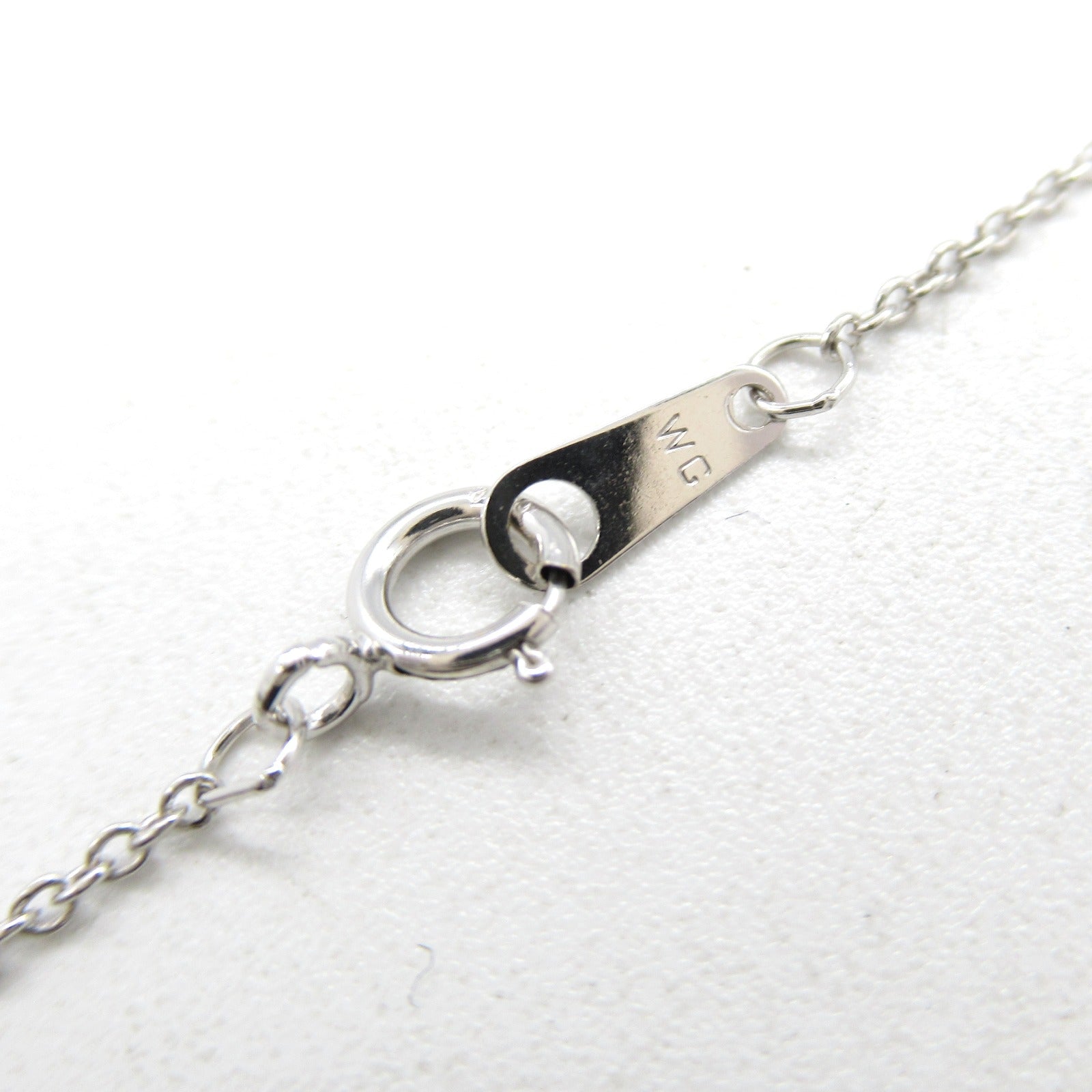 K18WG White Gold Diamond Necklace