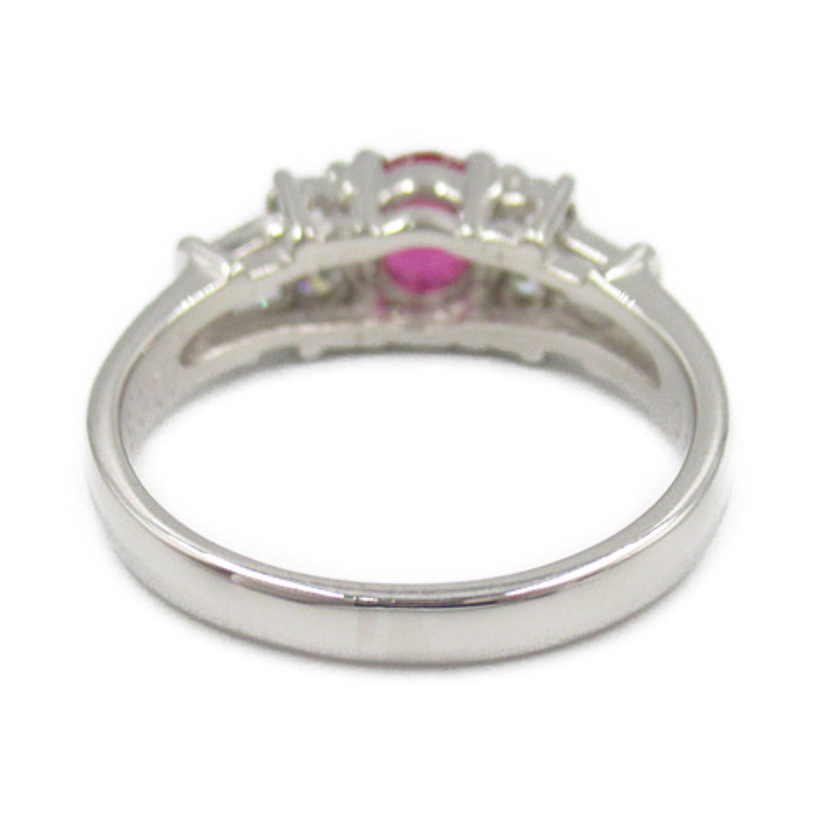 Platinum Ruby Diamond Ring Jewelry