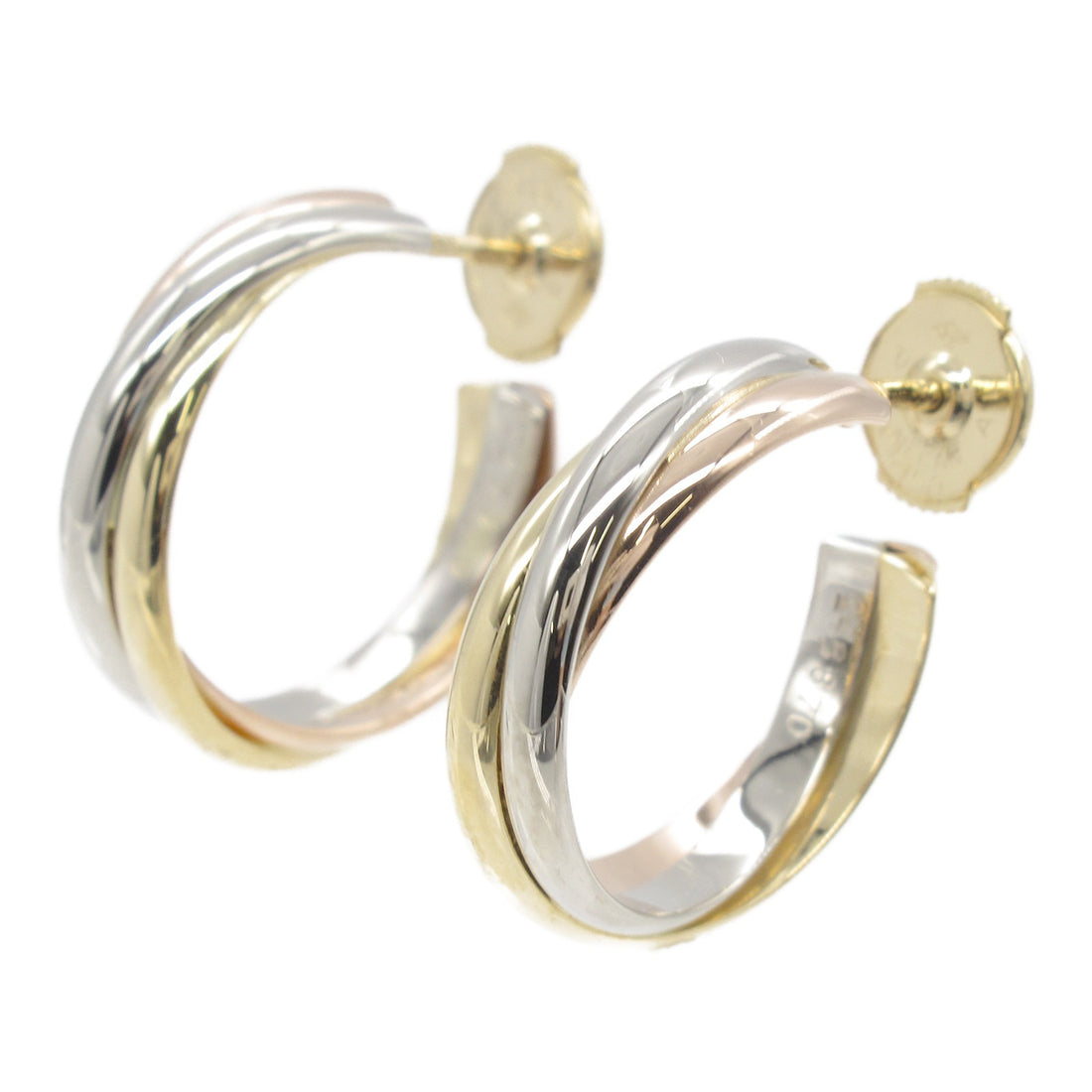 Cartier Trinity Earrings K18 Gold