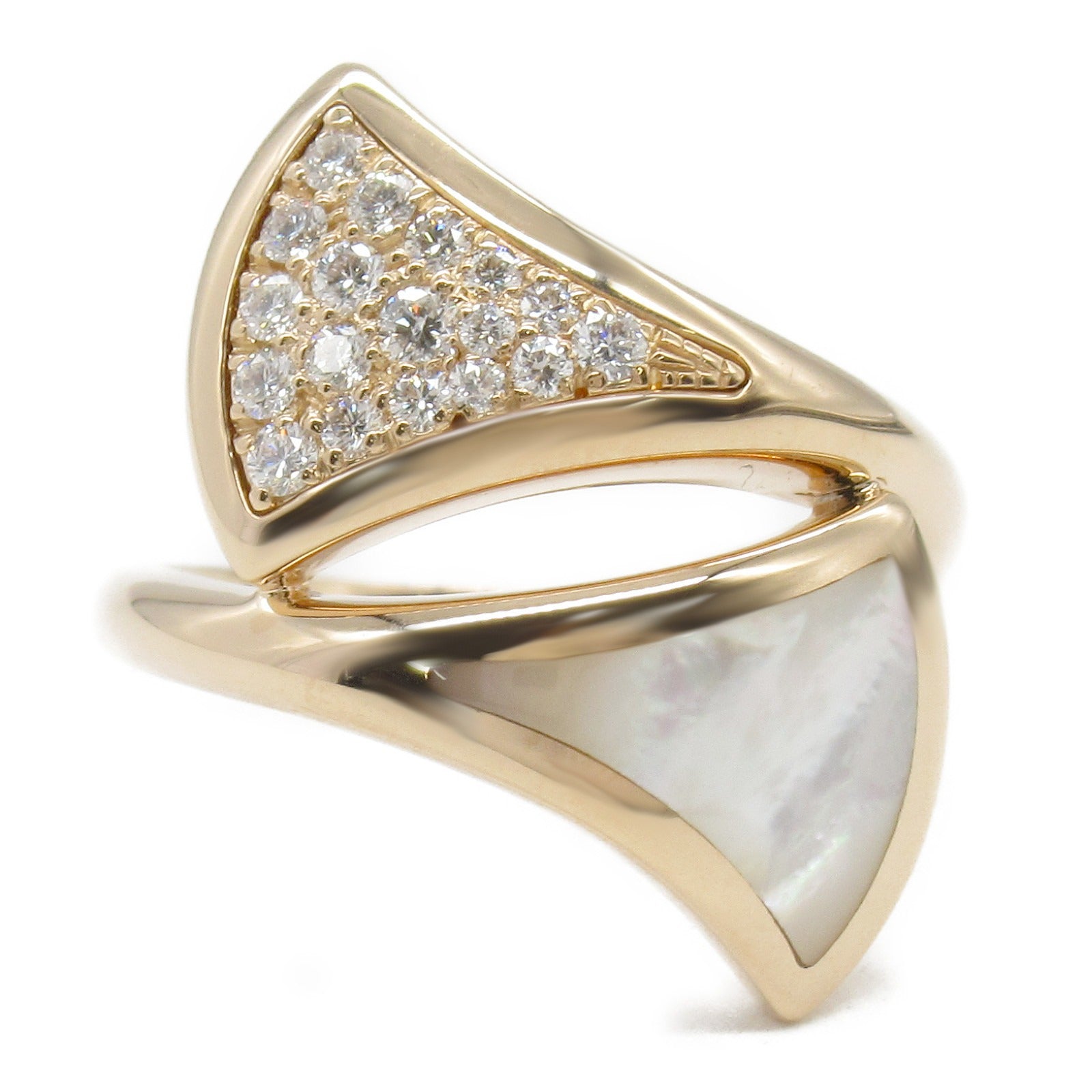 Bvlgari Diva Dream Ring K18PG Pink Gold Diamond