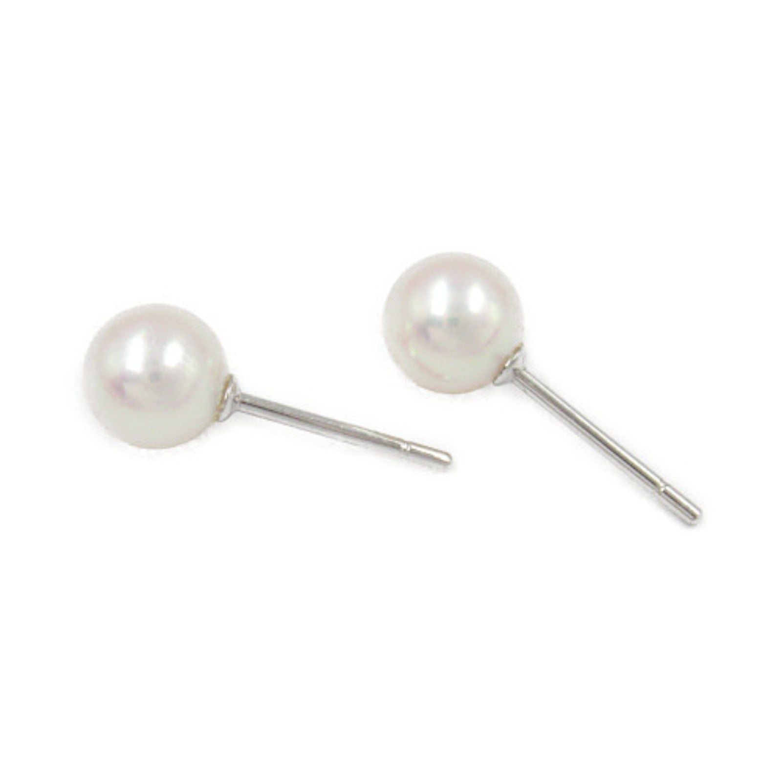 Tasaki 14K Pearl Stud Earrings  Metal Earrings in Very Good Condition