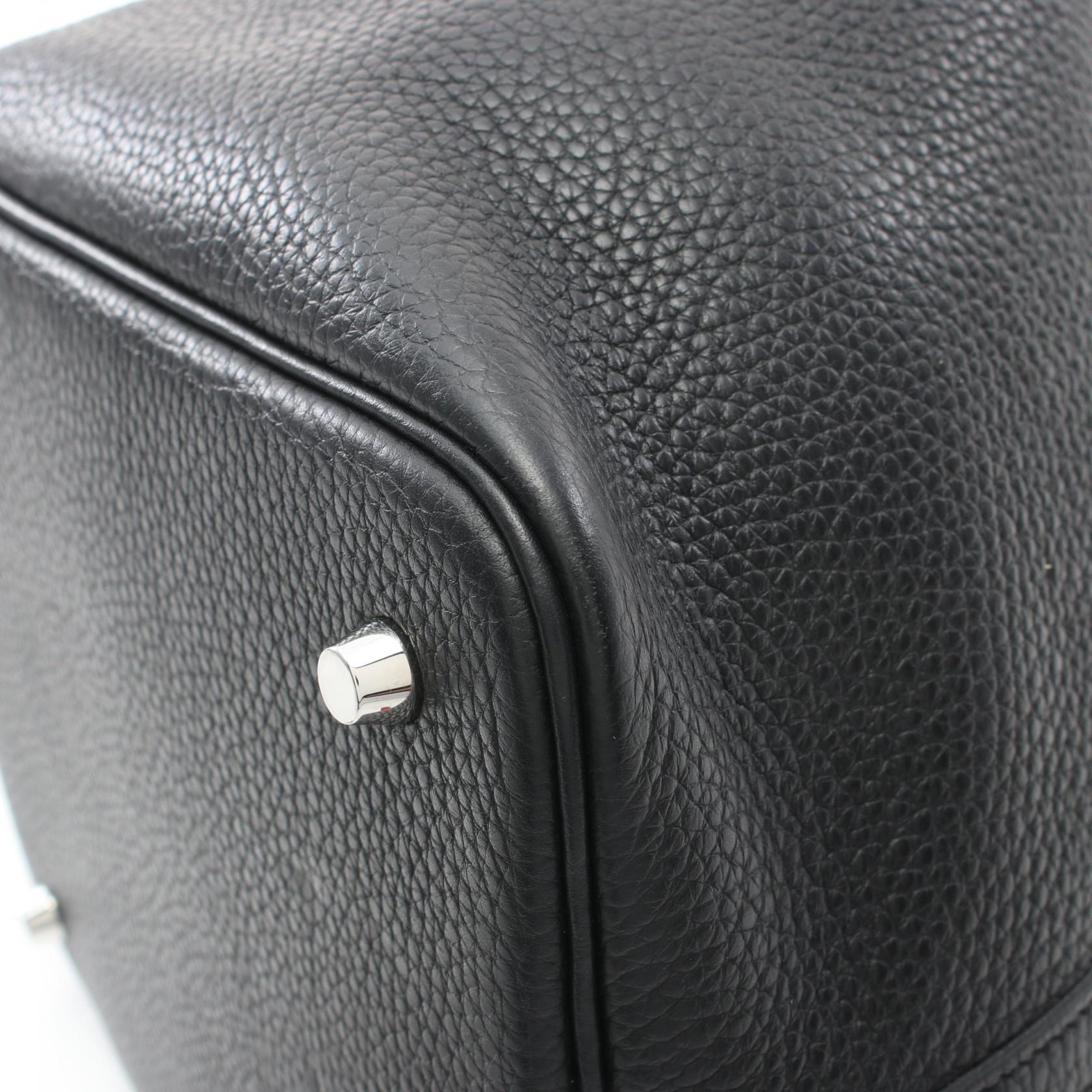 Hermes Picotin Lock MM Handbag Black