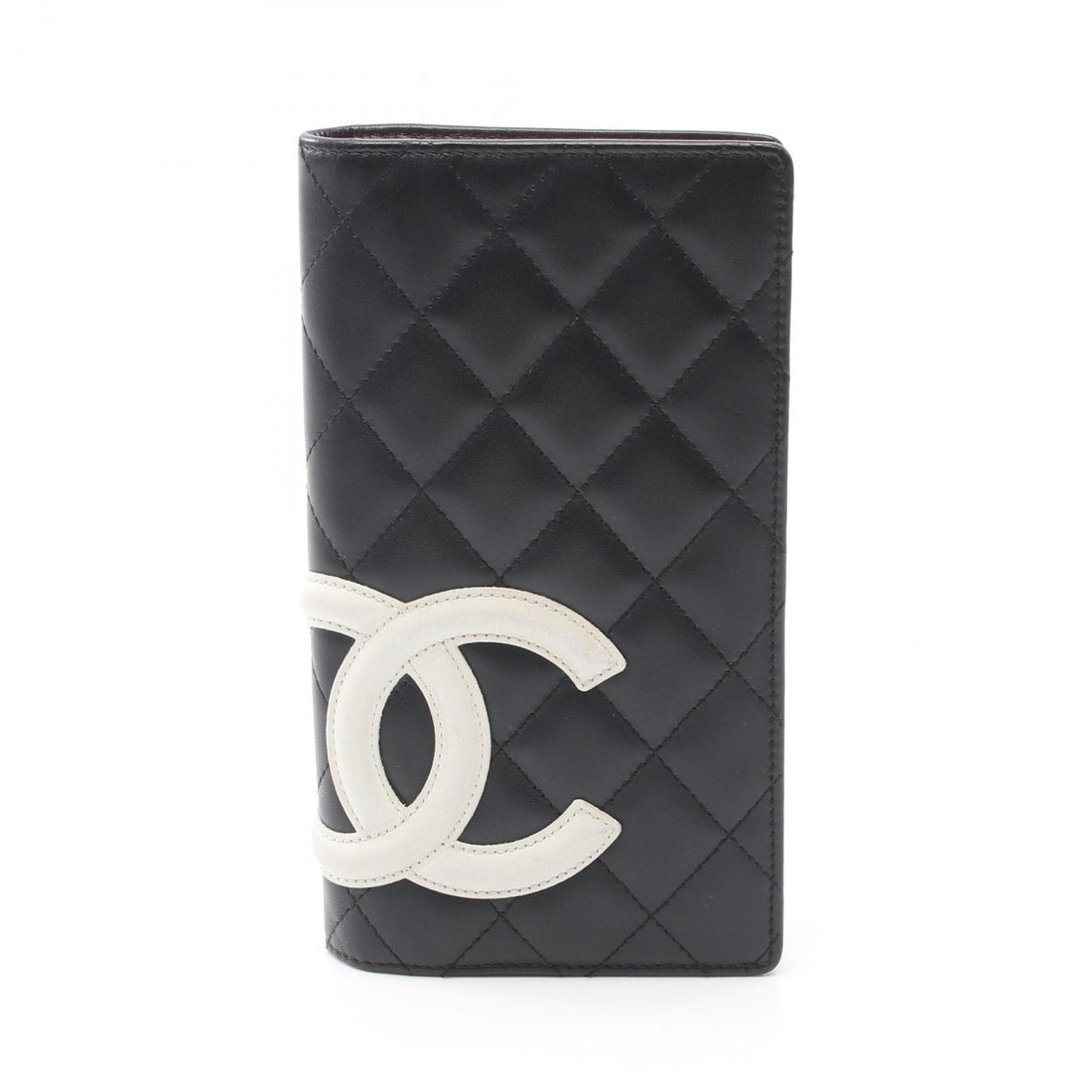 Chanel Cambon Line Leather Long Wallet