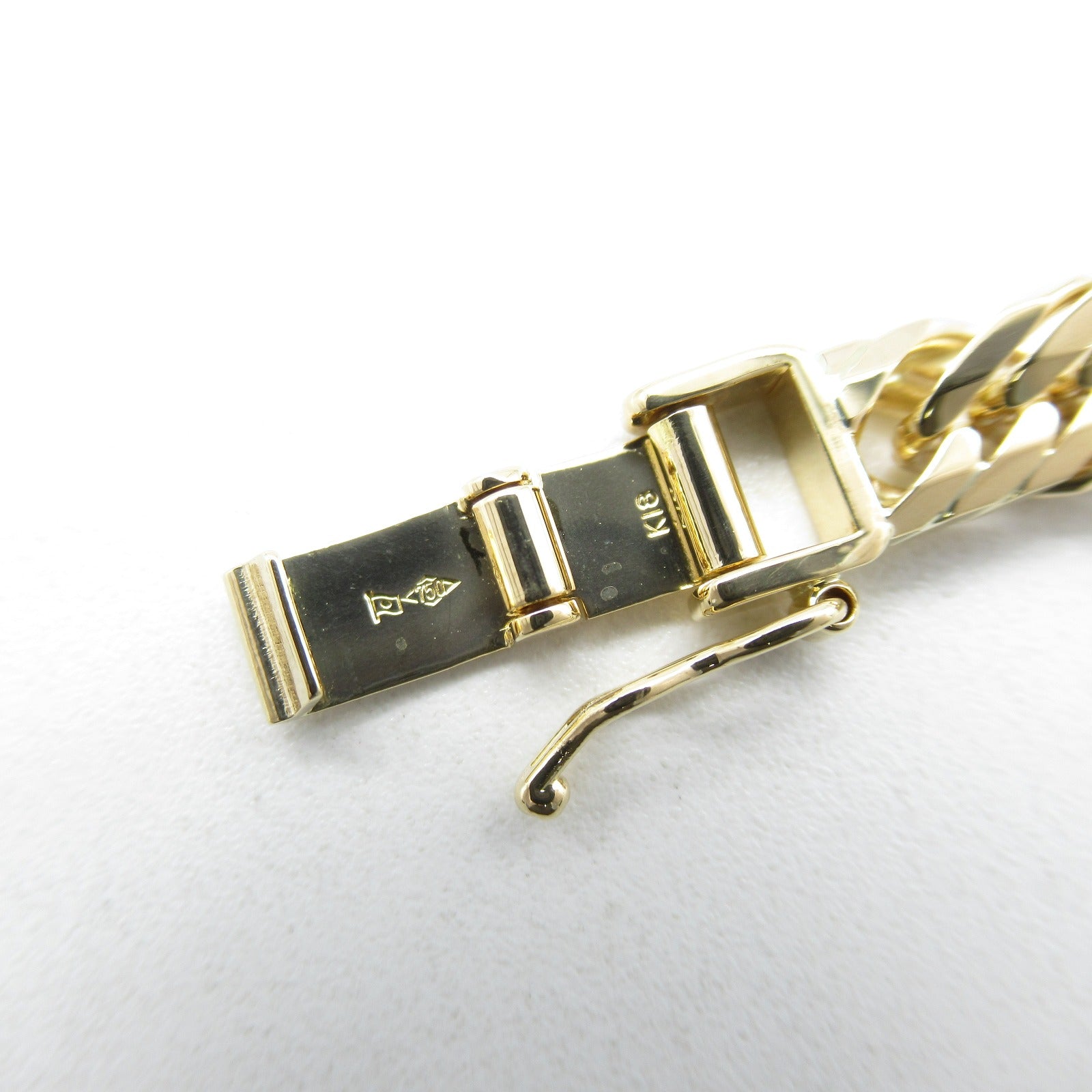 K18 Yellow Gold 8 Men T Bracelet