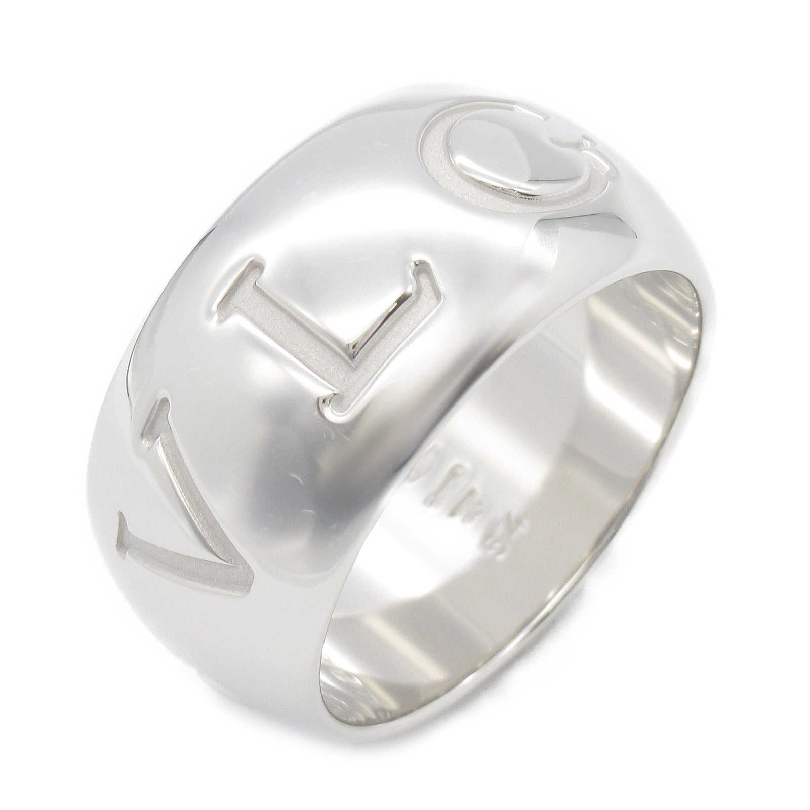 Bvlgari Monologo Ring K18 White Gold