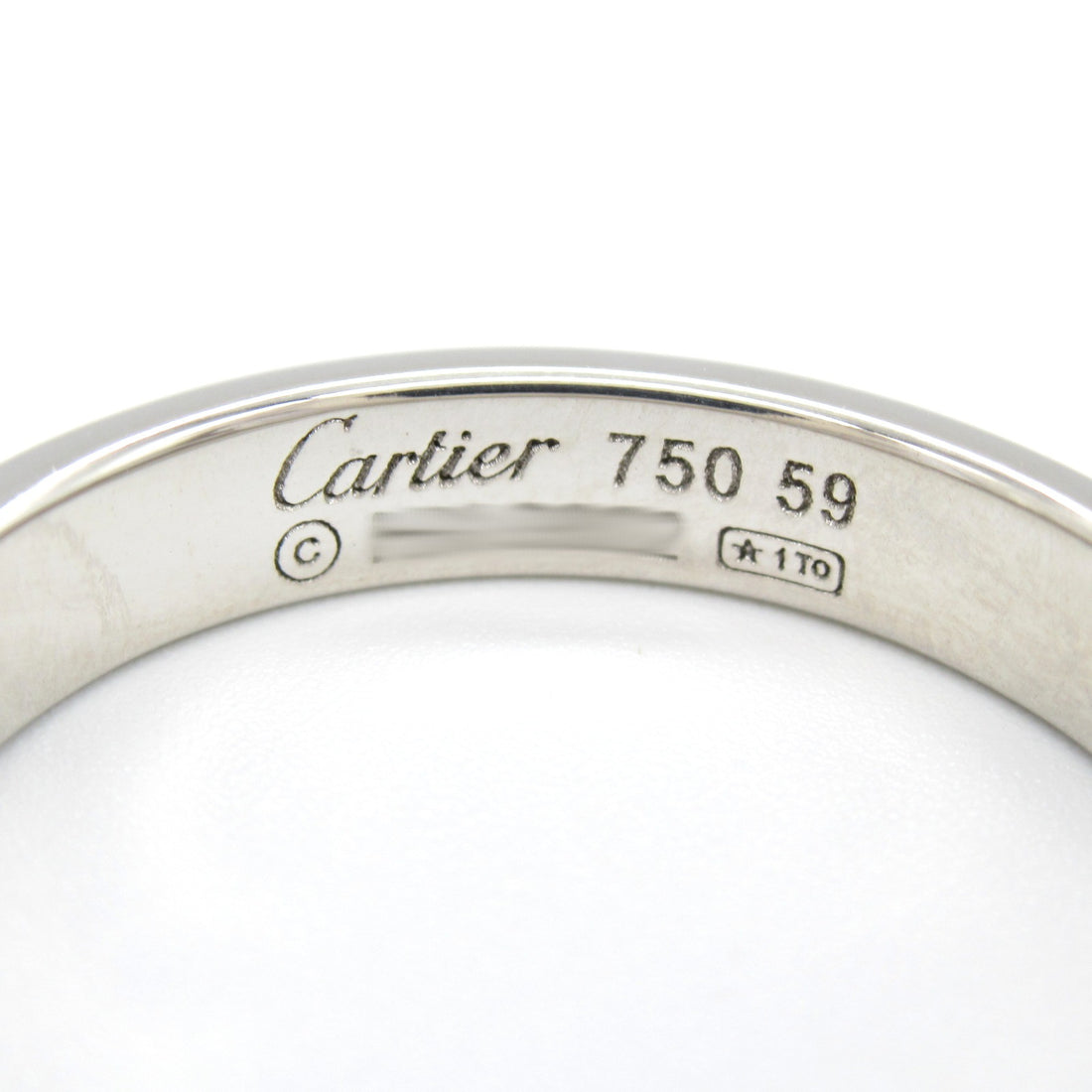 Cartier Happy Birthday Ring K18WG White Gold