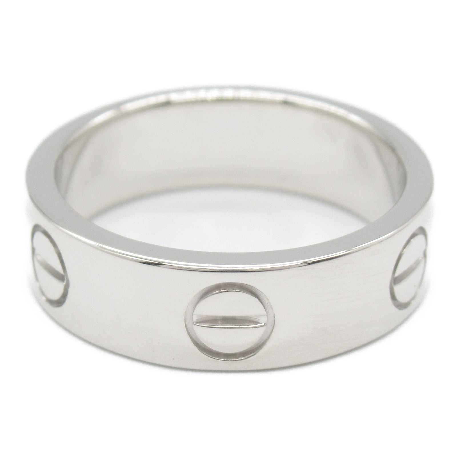 Cartier Love Ring K18WG White Gold Jewelry