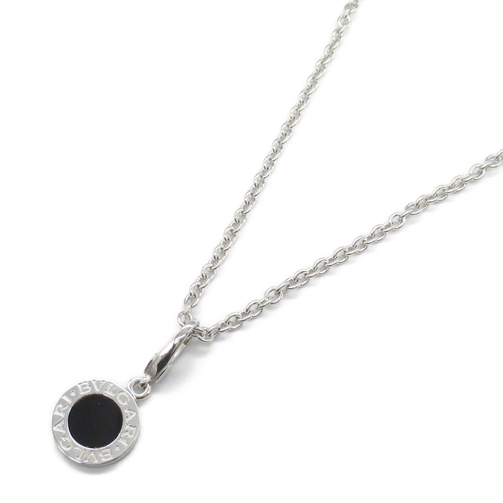 Bvlgari Onyx K18WG Necklace Jewelry