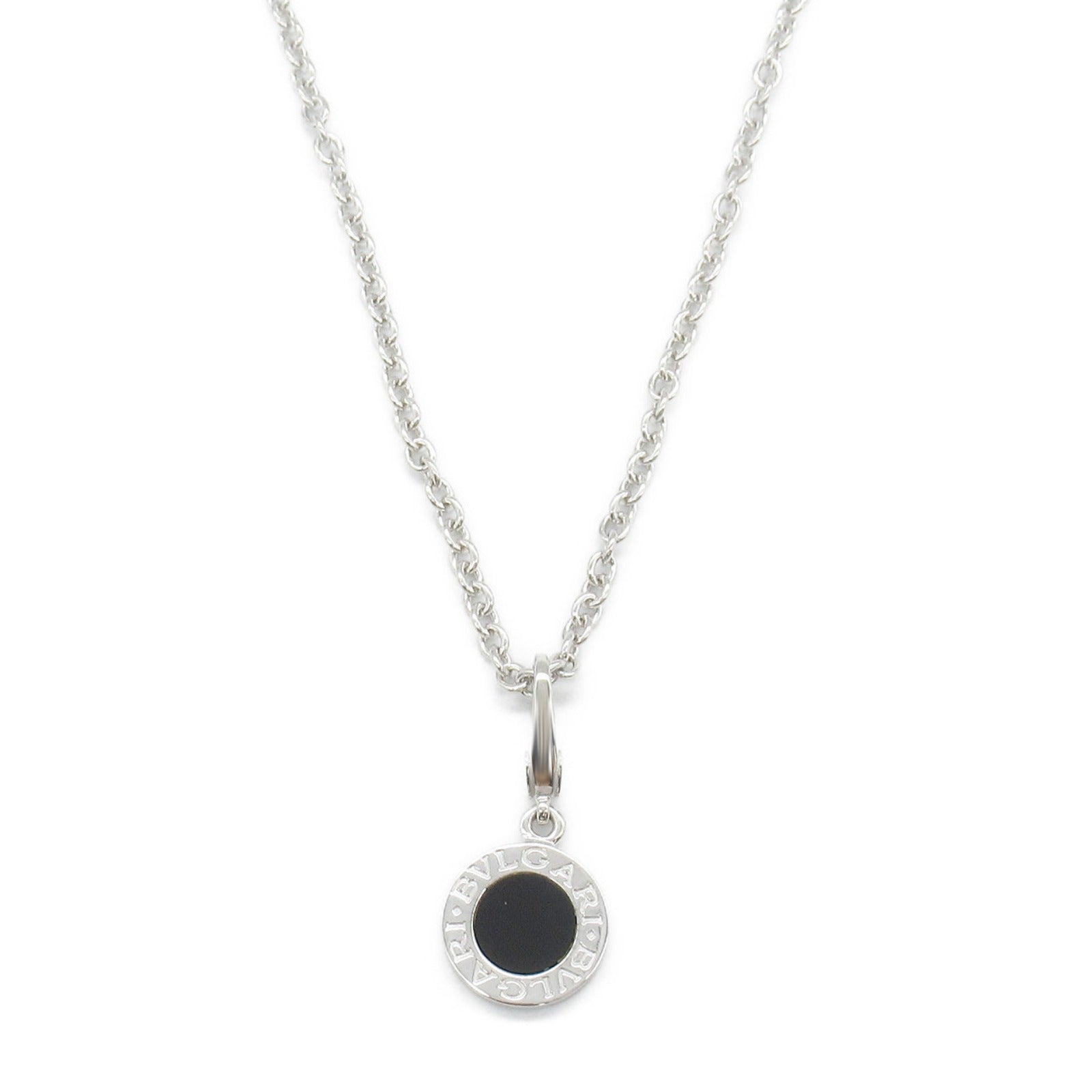 Bvlgari Onyx K18WG Necklace Jewelry