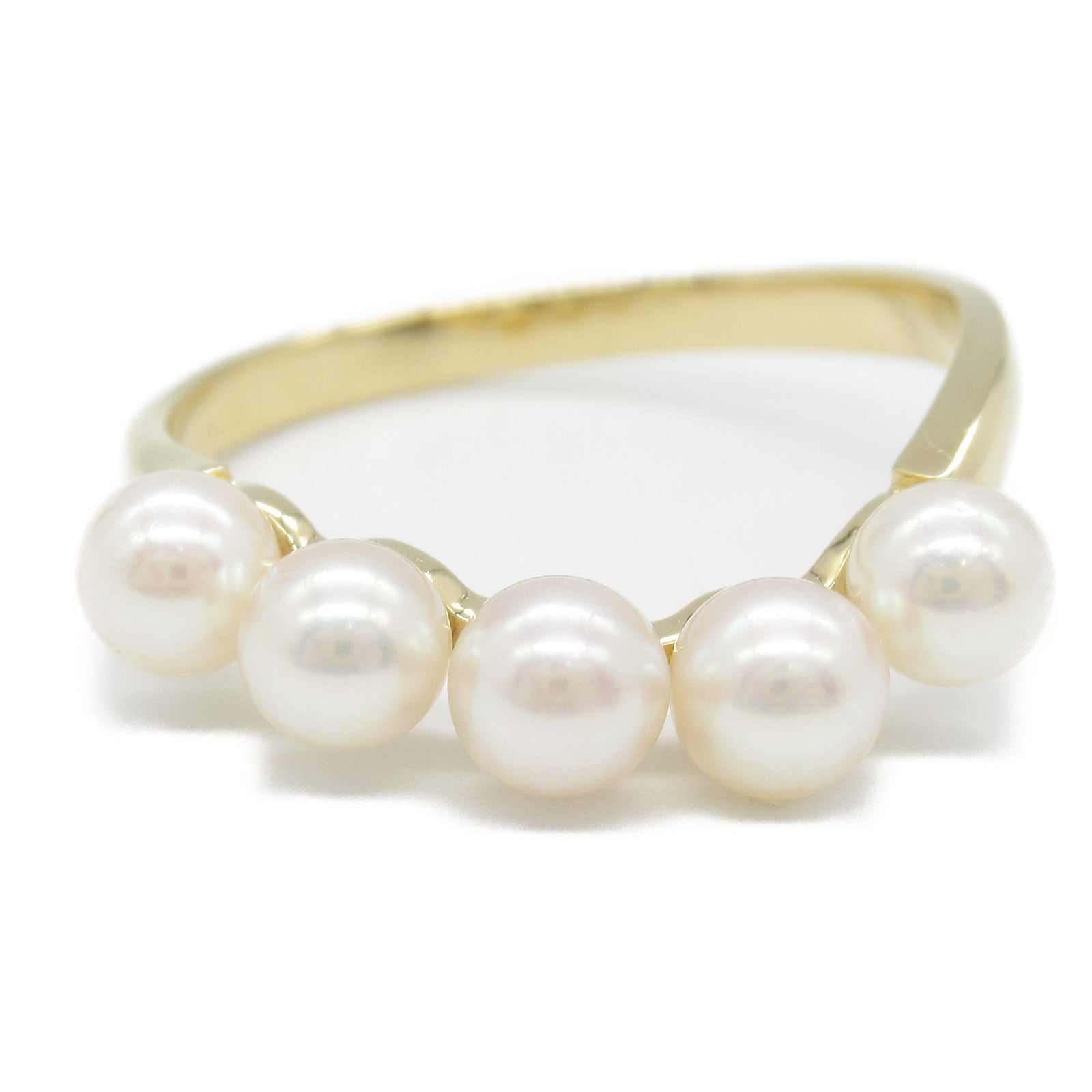 Tasaki K18 Yellow Gold Baby Pearl Ring