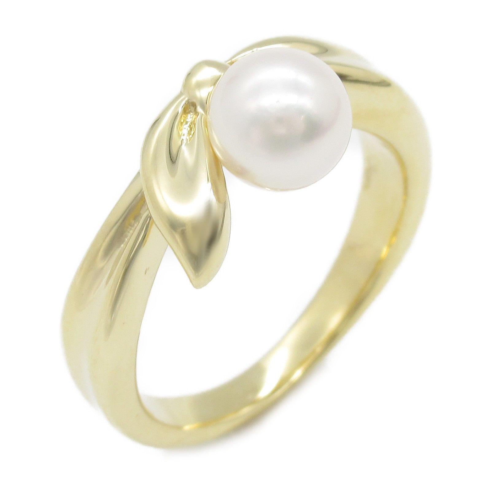 MIKIMOTO Pearl Ring K18 Yellow Gold