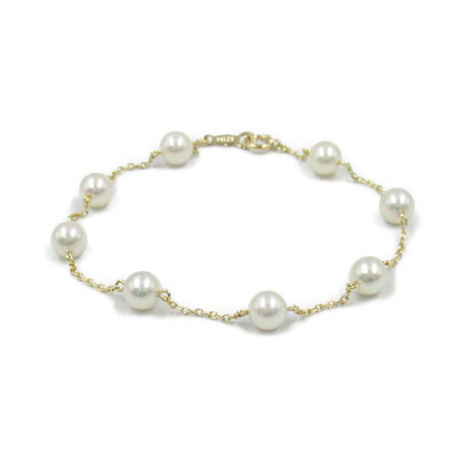 Mikimoto 14K Pearl Bracelet Metal Bracelet in Great Condition