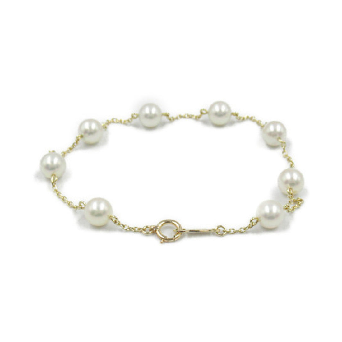 Mikimoto 14K Pearl Bracelet Metal Bracelet in Great Condition