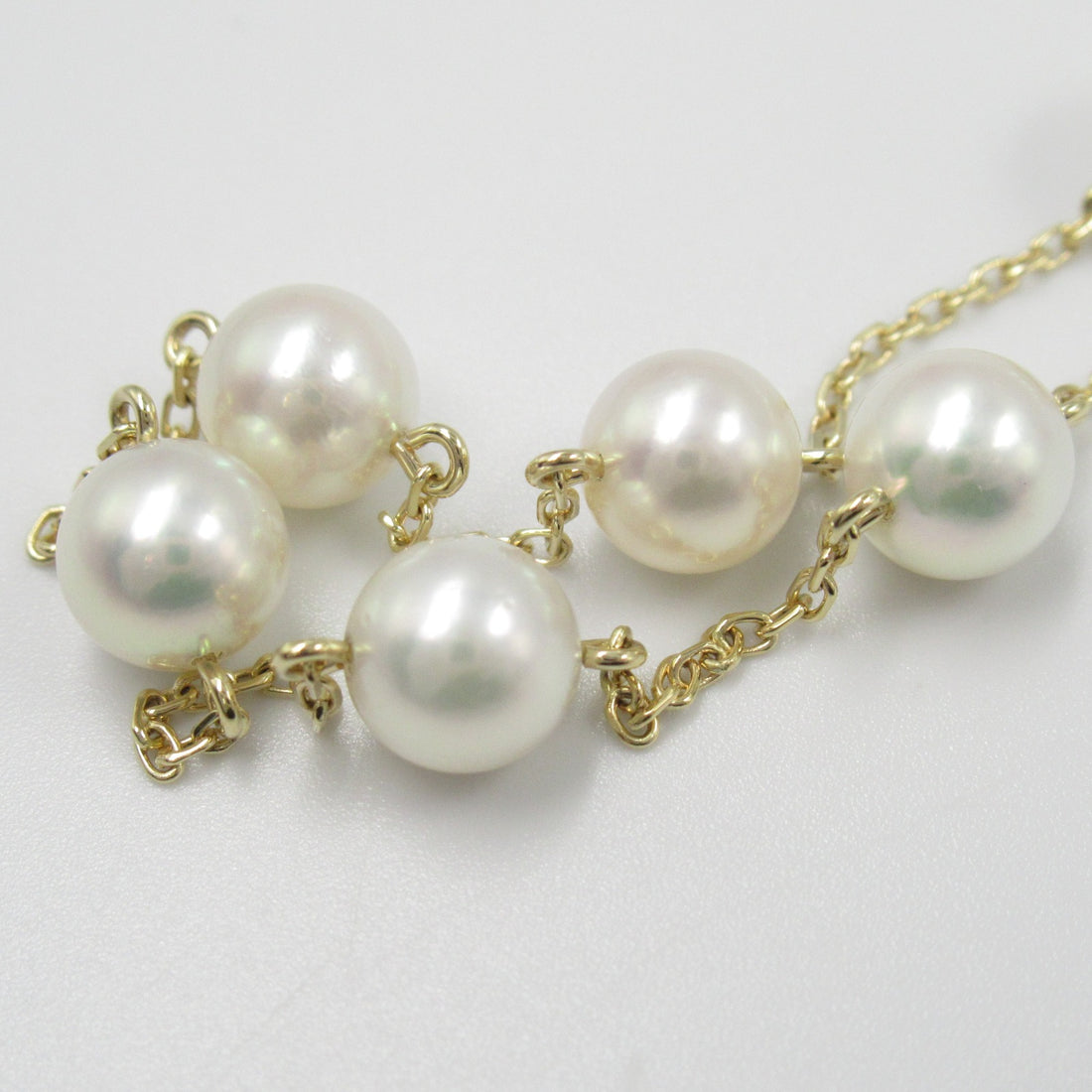 Mikimoto 14K Pearl Bracelet Metal Bracelet in Great Condition