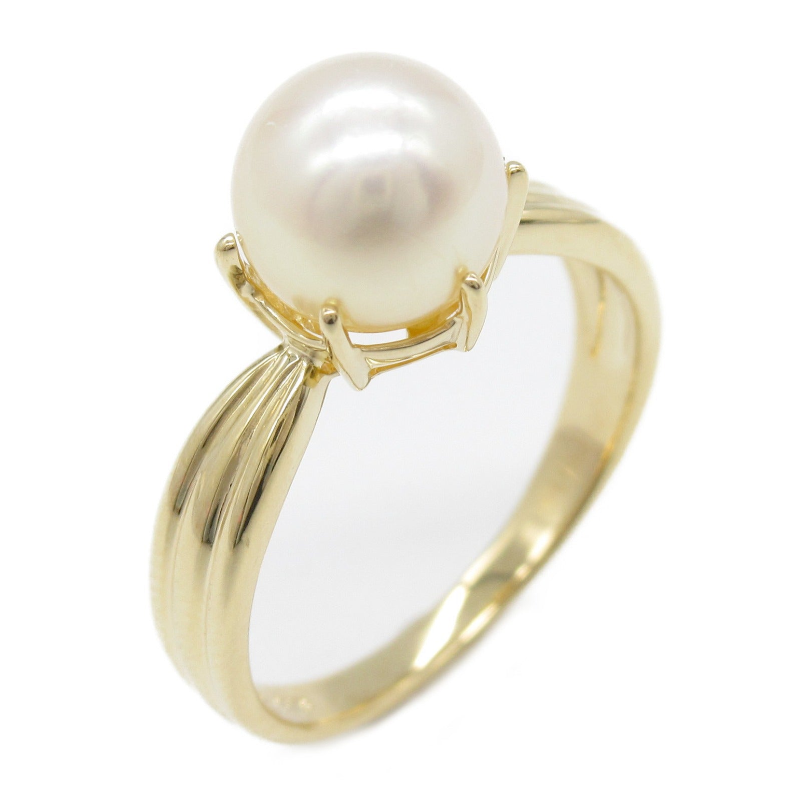 Tasaki Pearl Ring K18 Yellow Gold