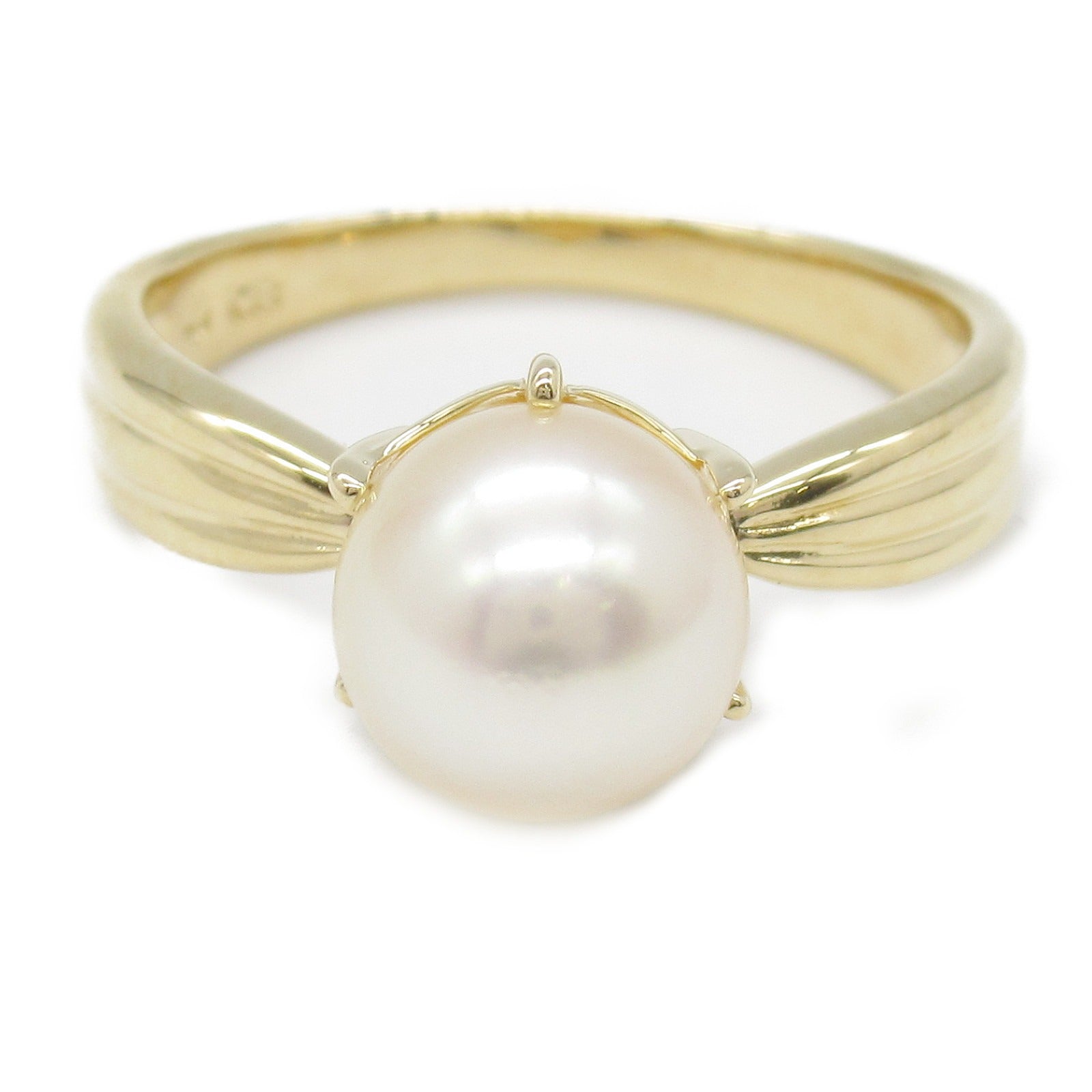 Tasaki Pearl Ring K18 Yellow Gold