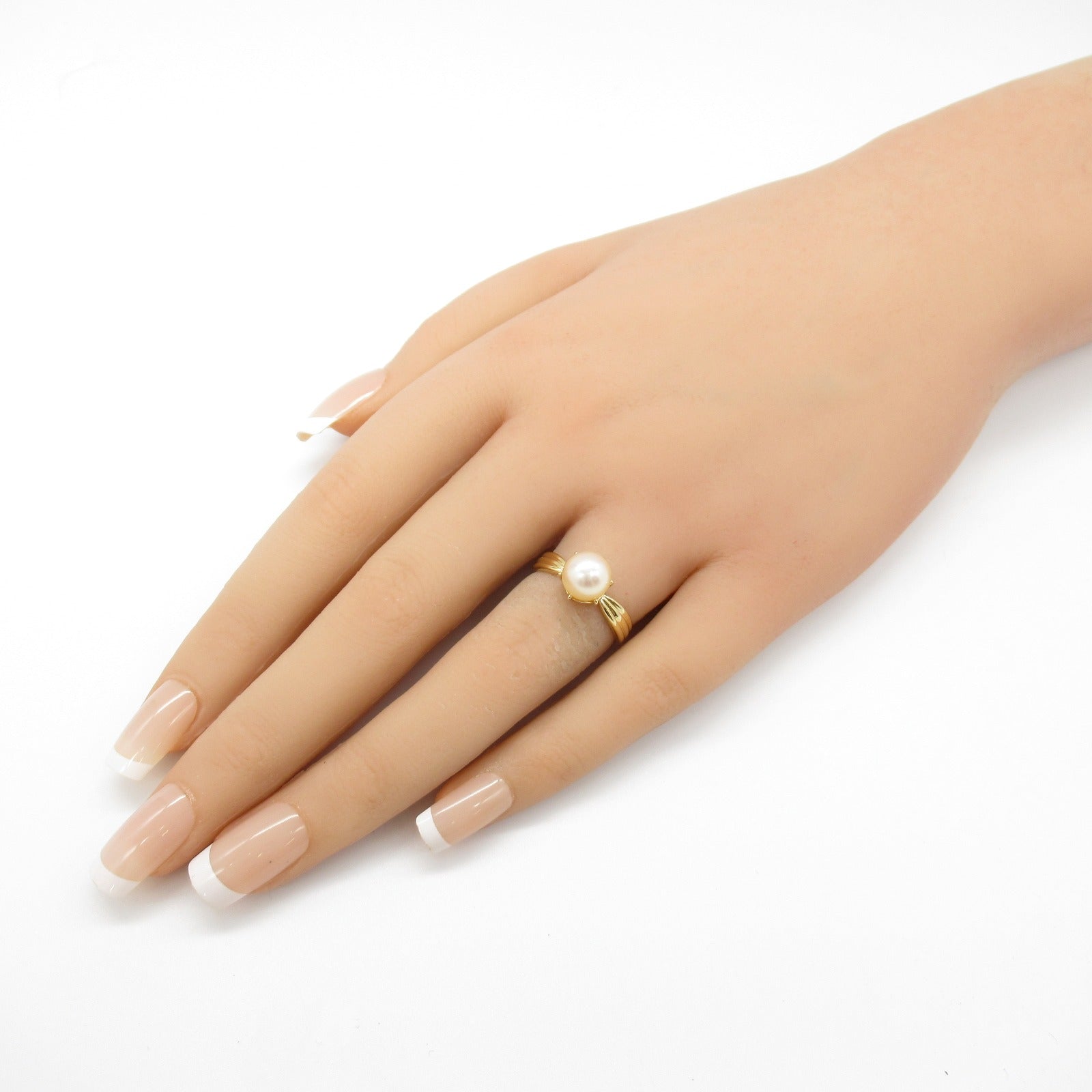 Tasaki Pearl Ring K18 Yellow Gold