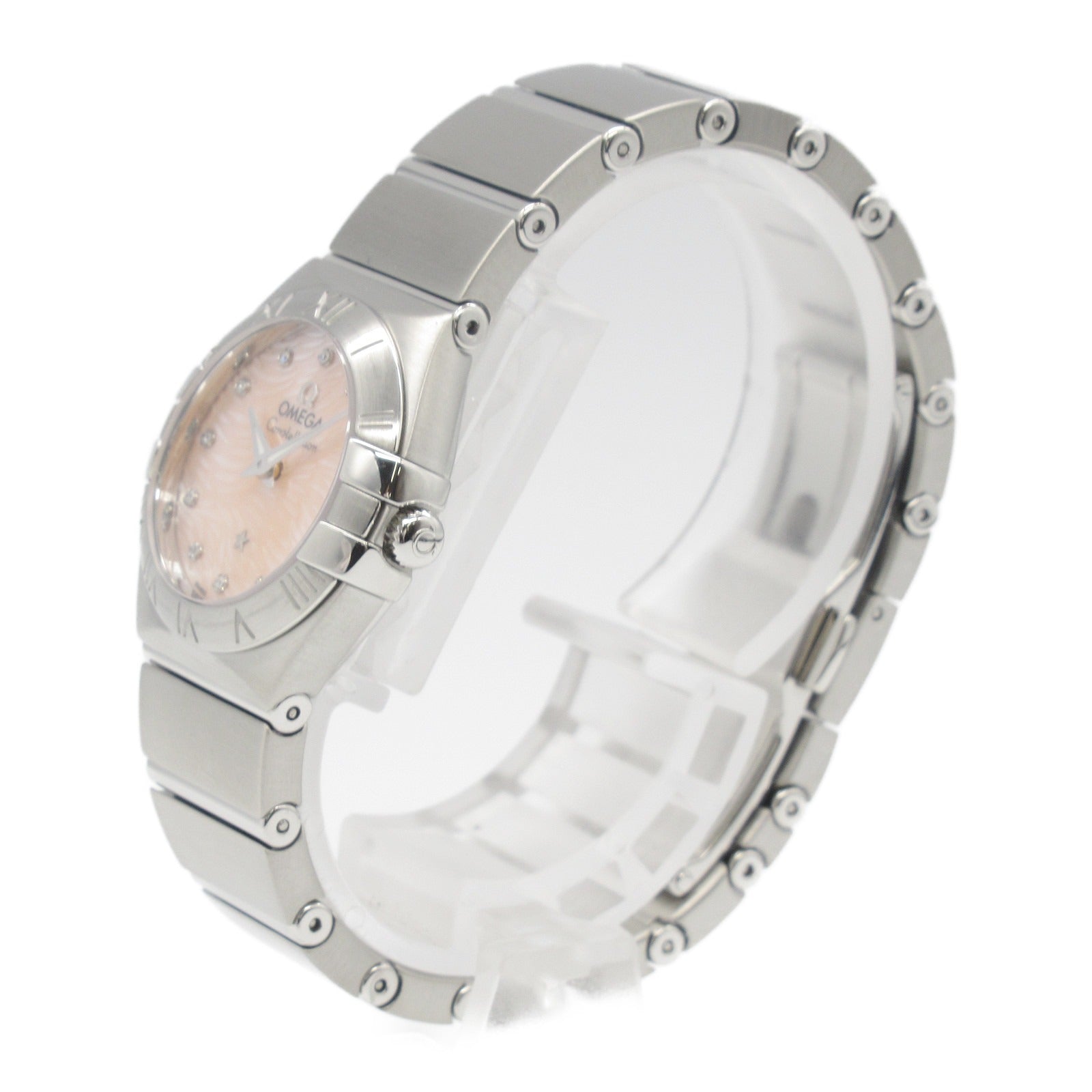 Omega Constellation Plume Diamond Watch Stainless Steel