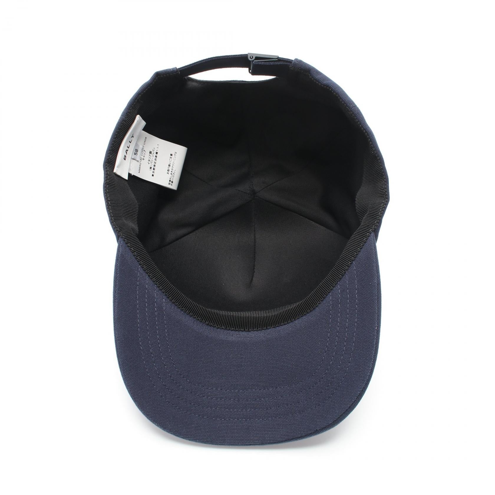 Bally Cotton Baseball Cap Navy MHA01CCO057