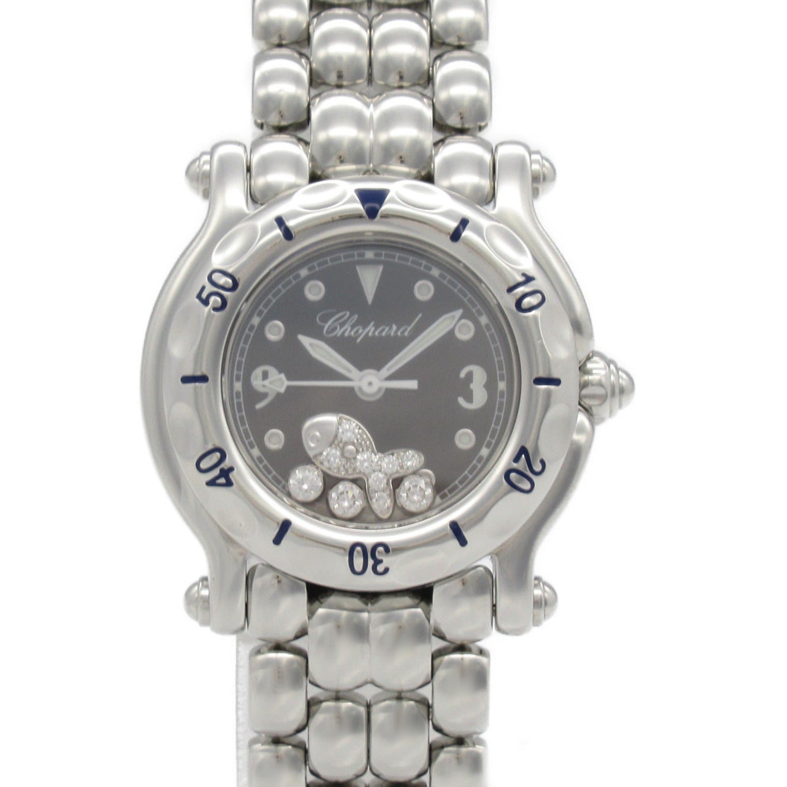 Chopard Happy Sport Fish Watch Stainless Steel Diamond