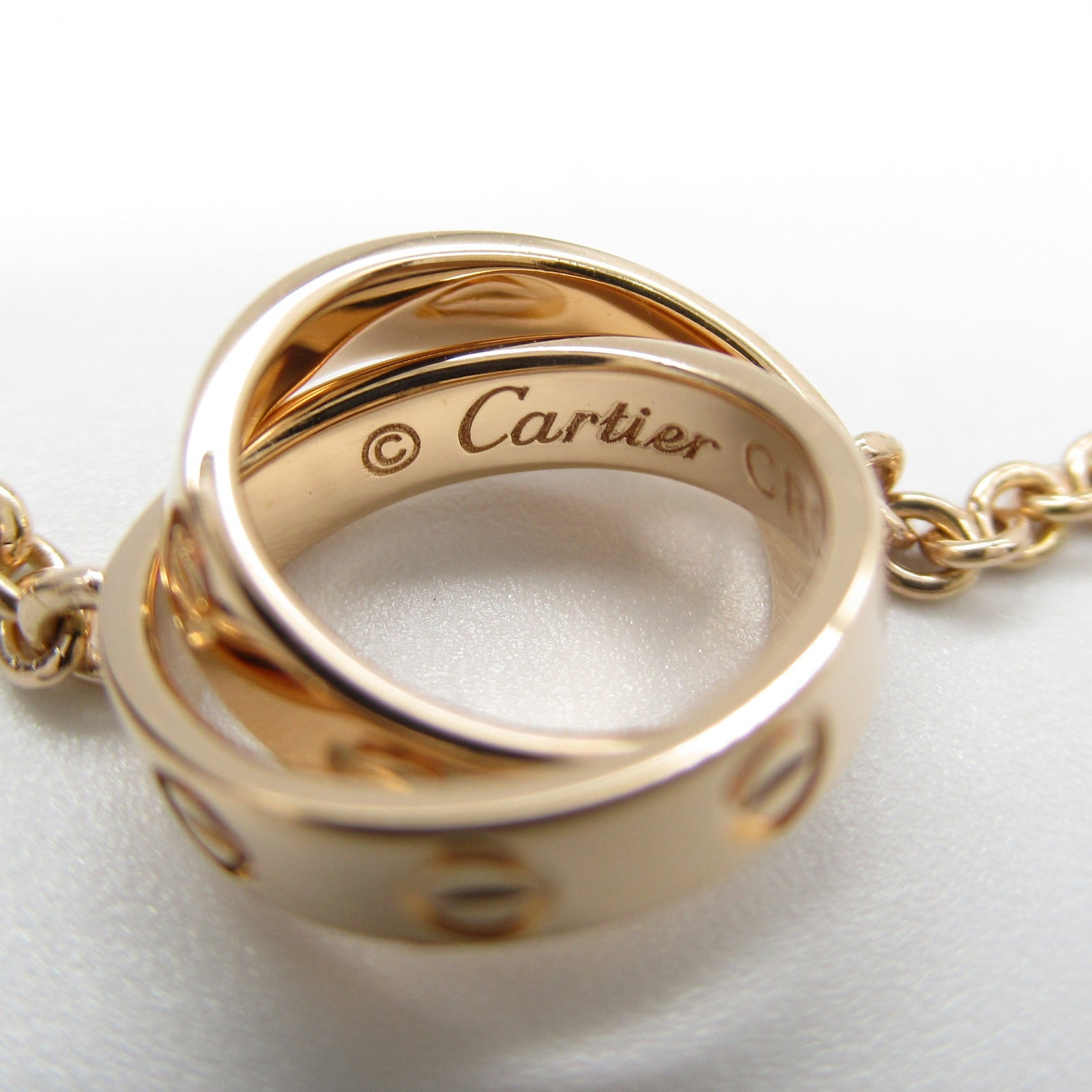 Cartier Baby Love Necklace K18PG Pink Gold