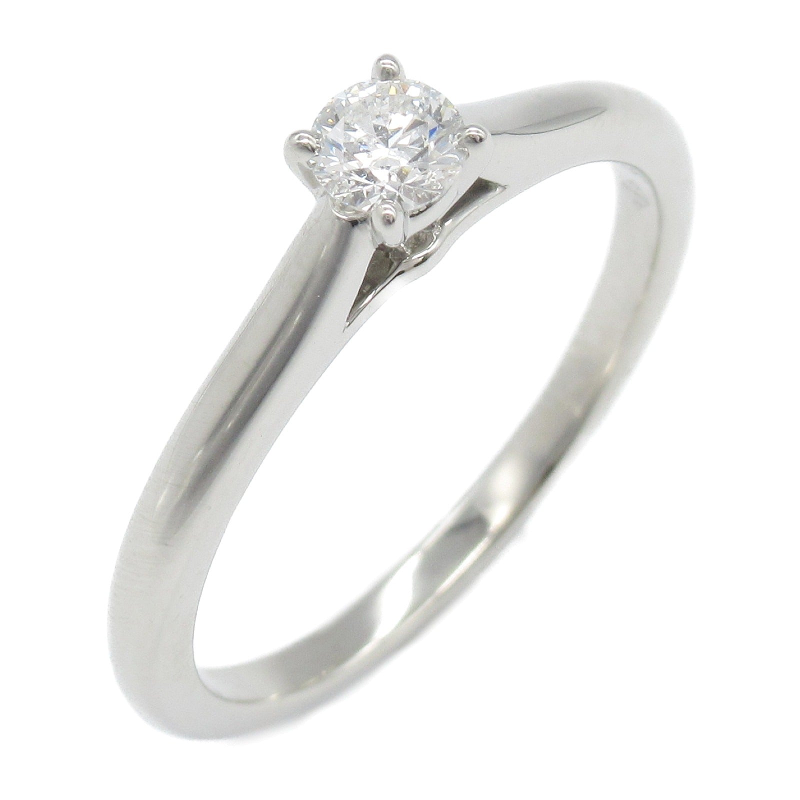 Cartier Platinum 1895 Solitaire Ring Metal Ring in Great Condition