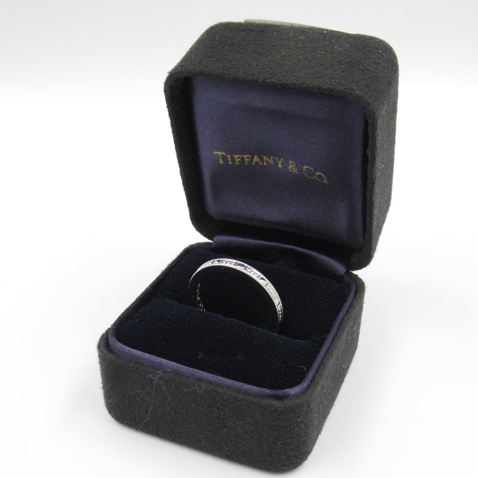 Tiffany & Co Platinum Legacy Band  Metal Ring in Great Condition