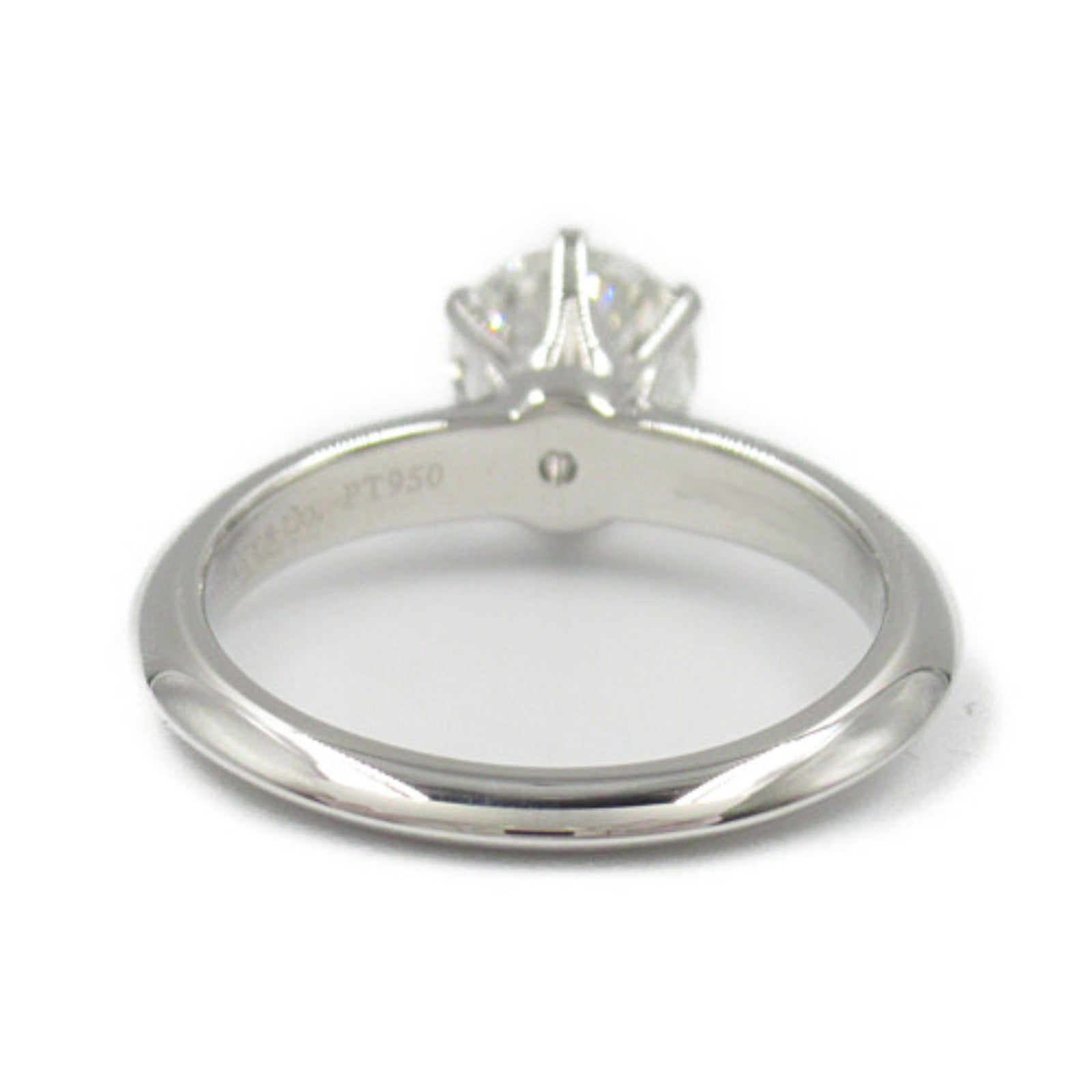 Tiffany & Co Platinum Diamond Solitaire Ring