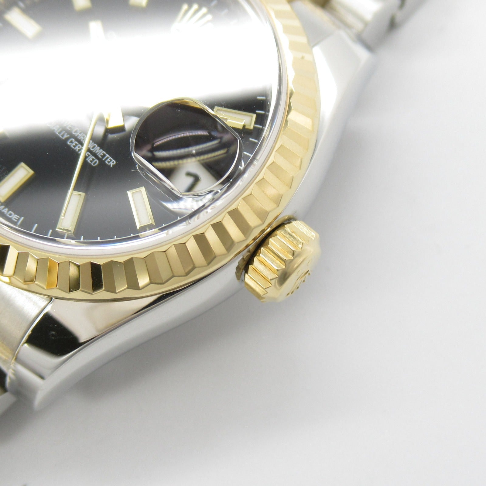 Rolex Datejust Watch 179173 Gold Steel