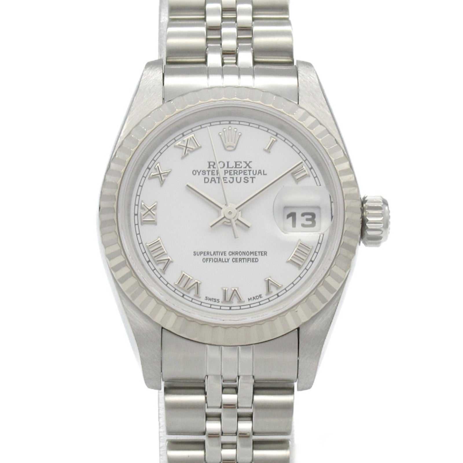 Rolex Datejust 79174 White Gold Stainless Steel Watch