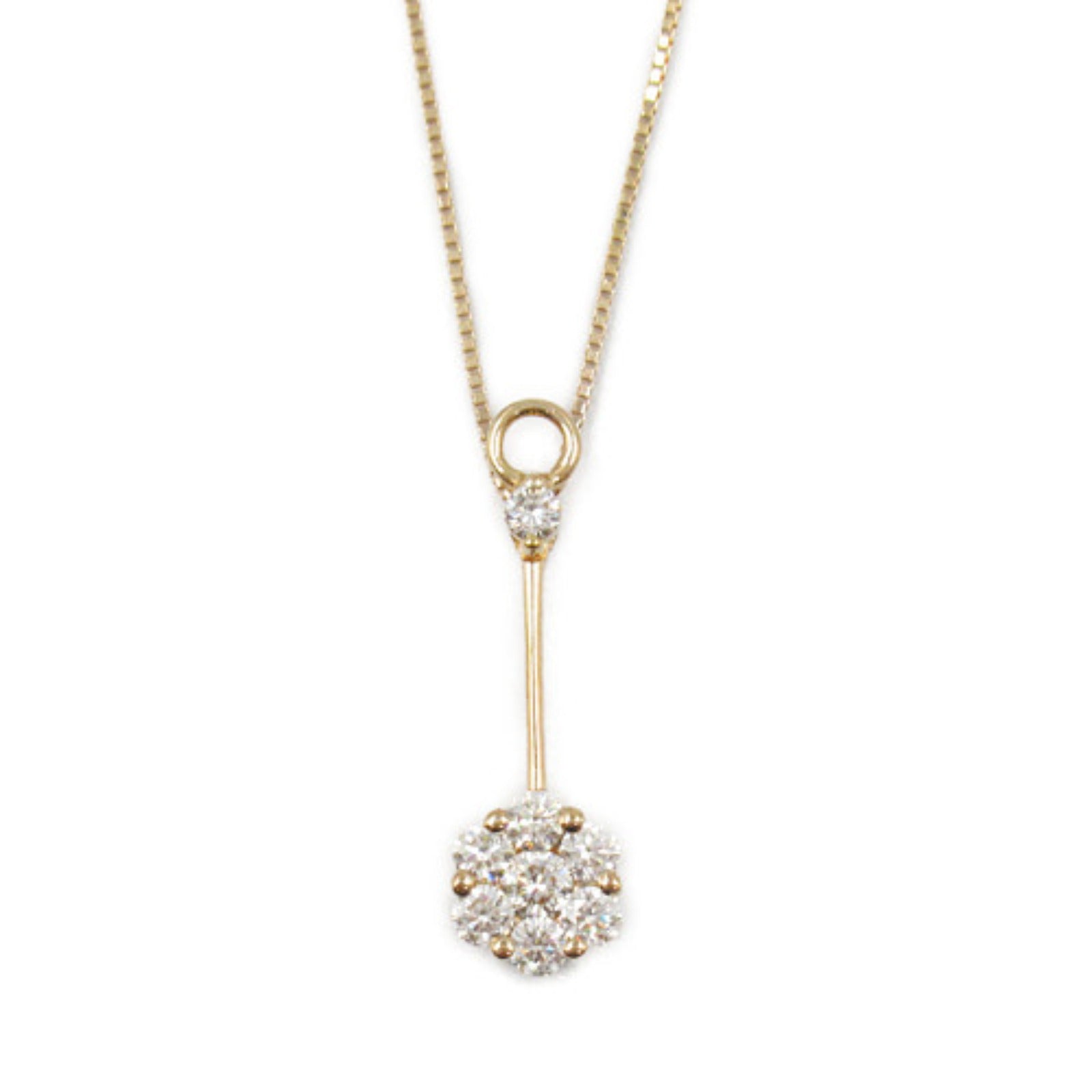 K18PG Pink Gold Diamond Necklace