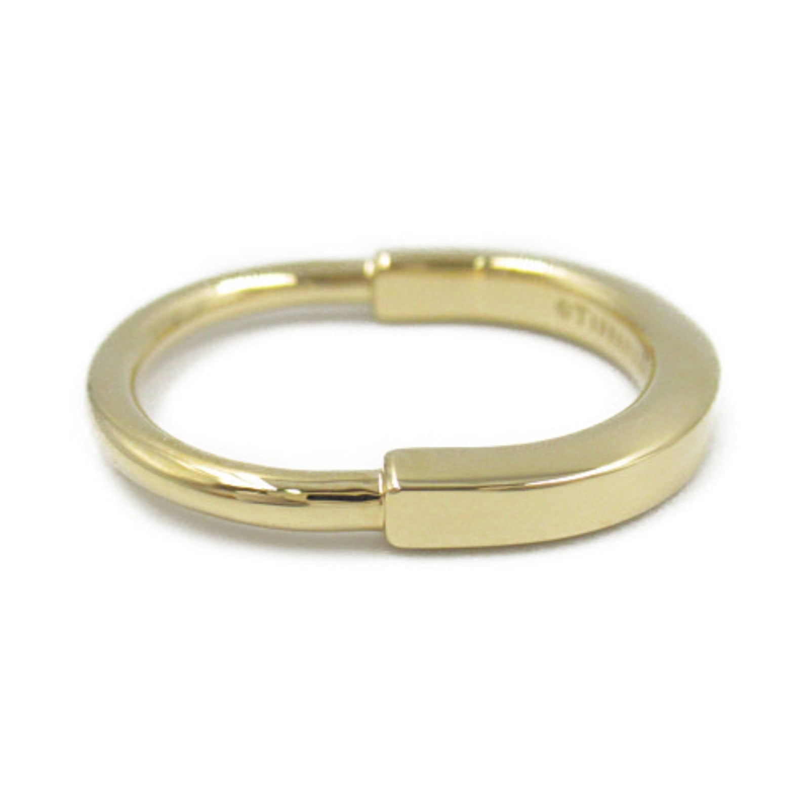 Tiffany & Co K18 Yellow Gold Lock Ring