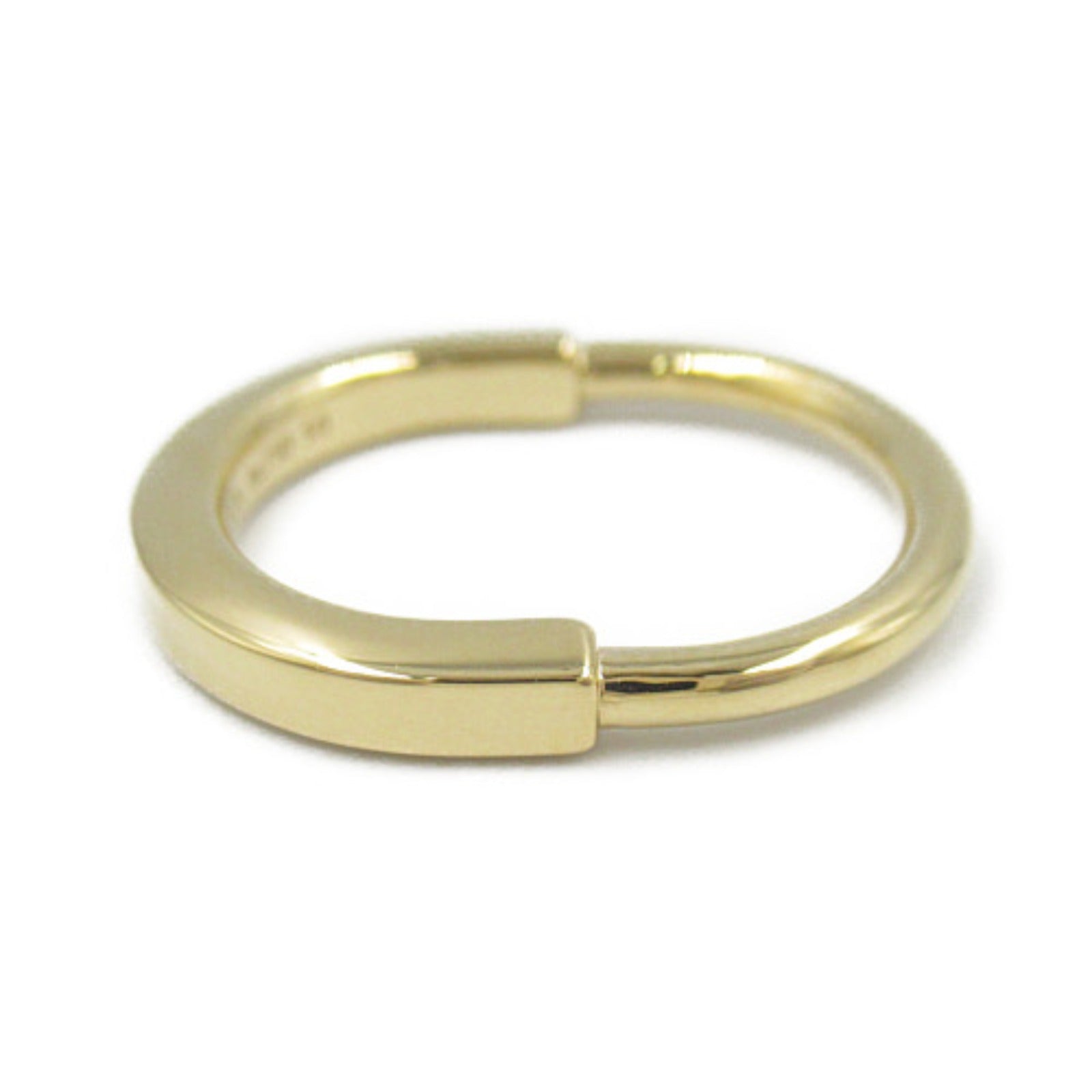 Tiffany & Co K18 Yellow Gold Lock Ring