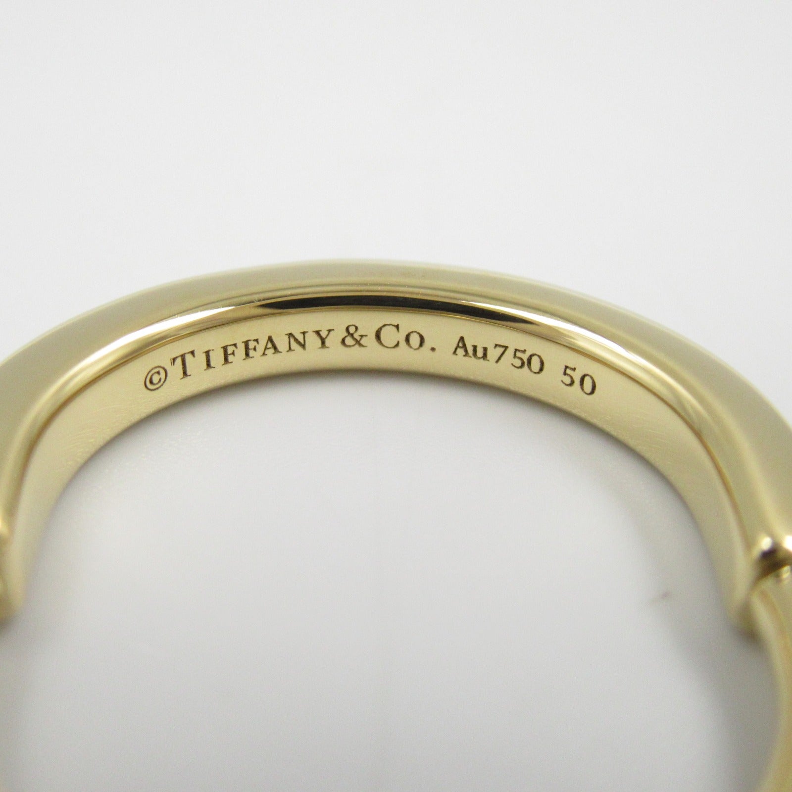 Tiffany & Co K18 Yellow Gold Lock Ring