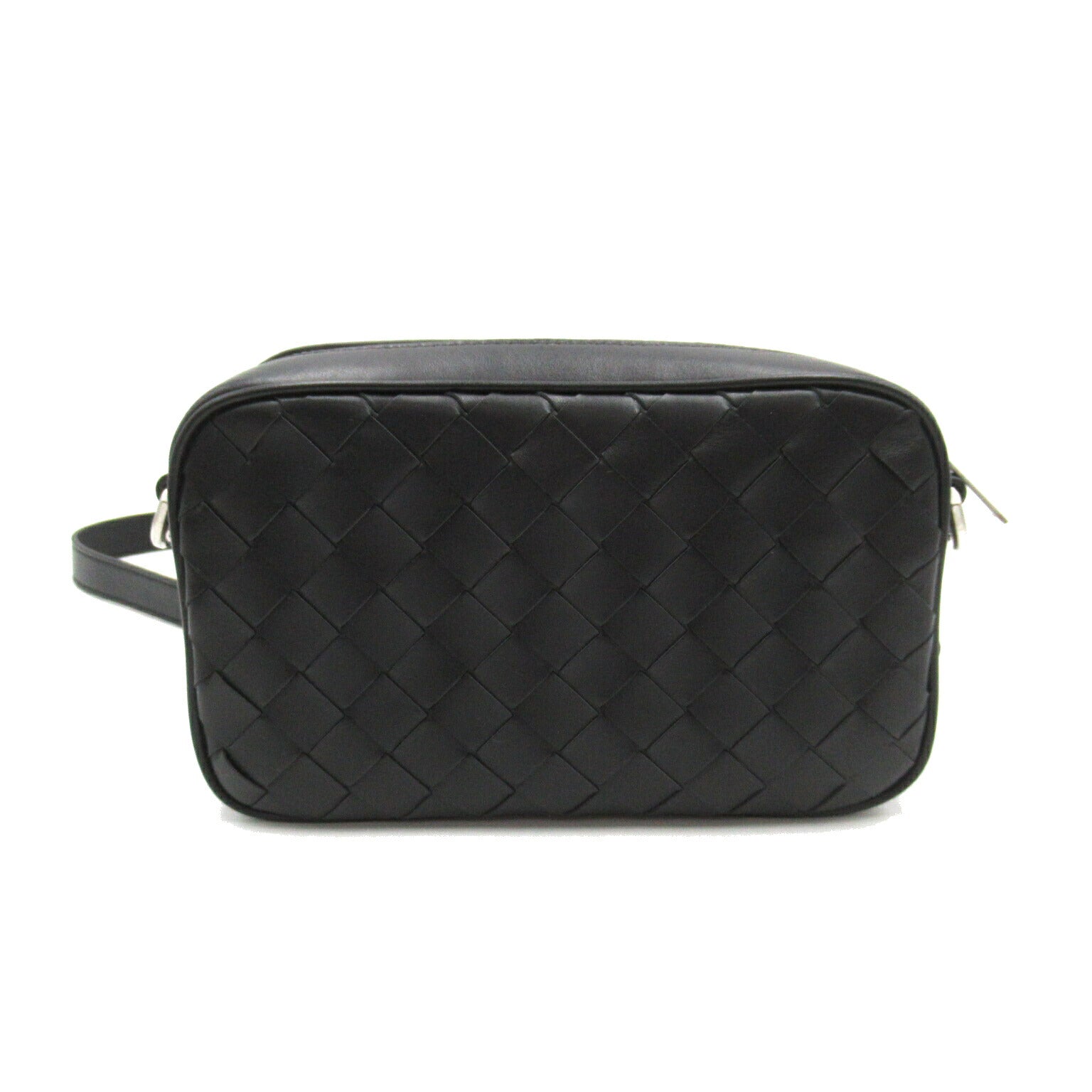 Bottega Veneta Mini Intrecciato Camera Bag Black