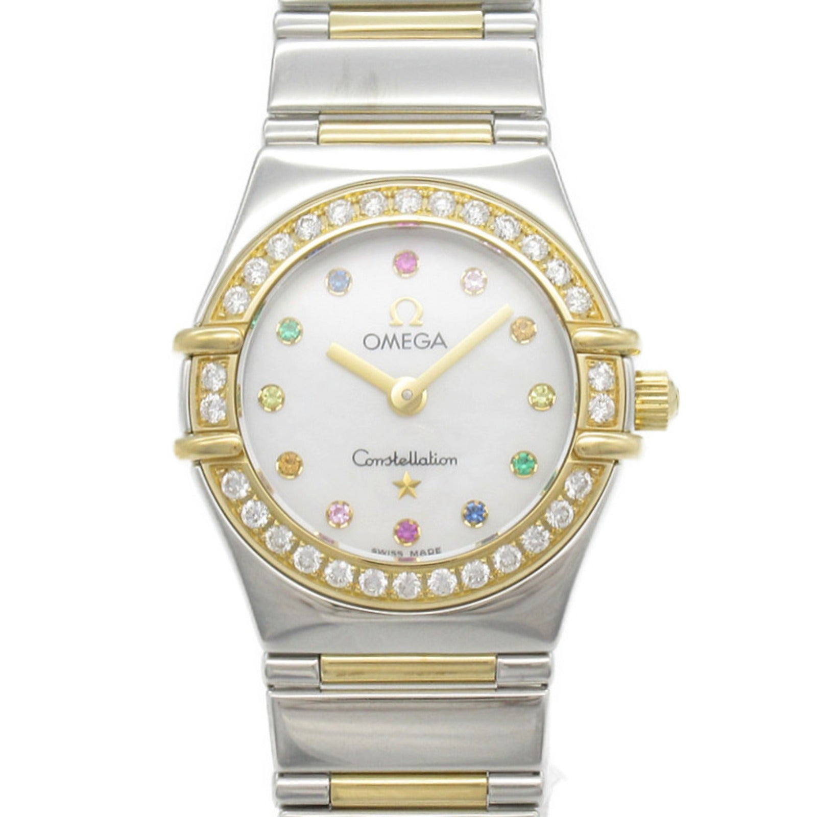 Omega Constellation Iris Diamond Bezel Watch 1365.79