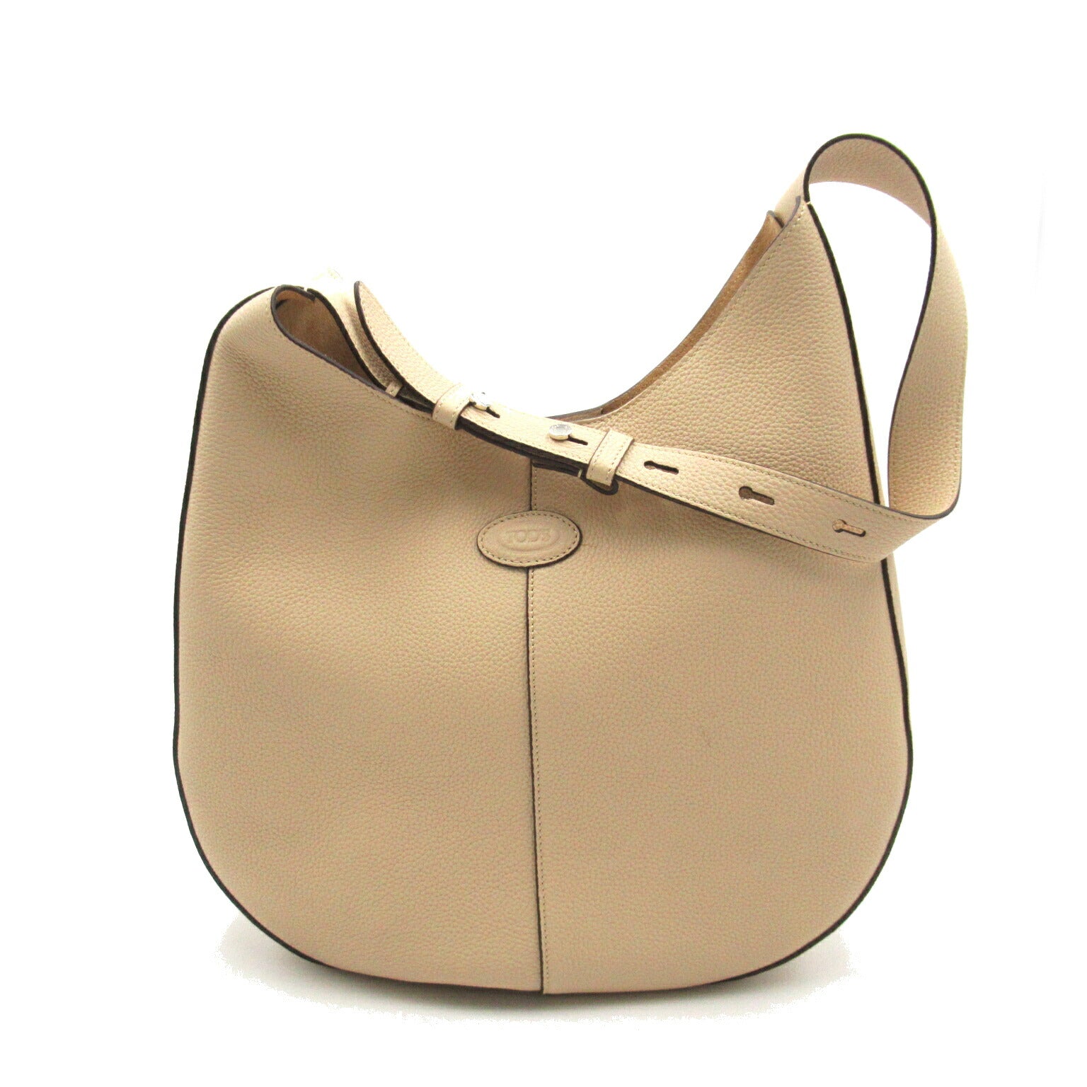 Tod's Leather Shoulder Bag Beige