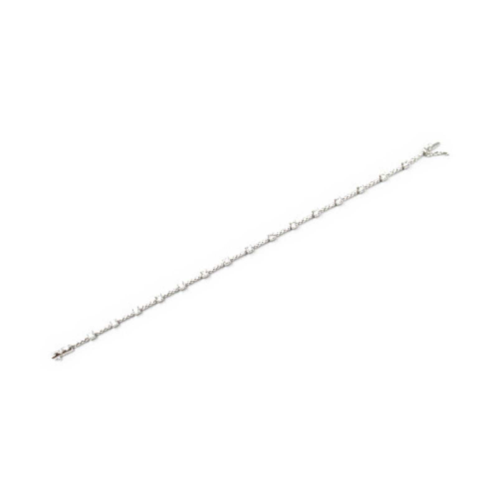 K18WG White Gold Diamond Bracelet