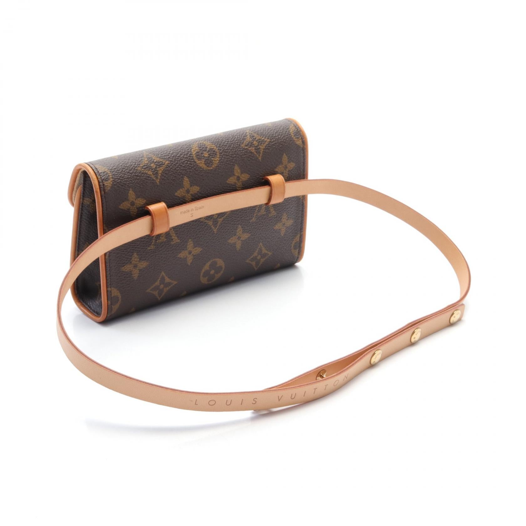 Louis Vuitton Pochette Florentine Canvas Belt Bag M51855 in Very Good Condition