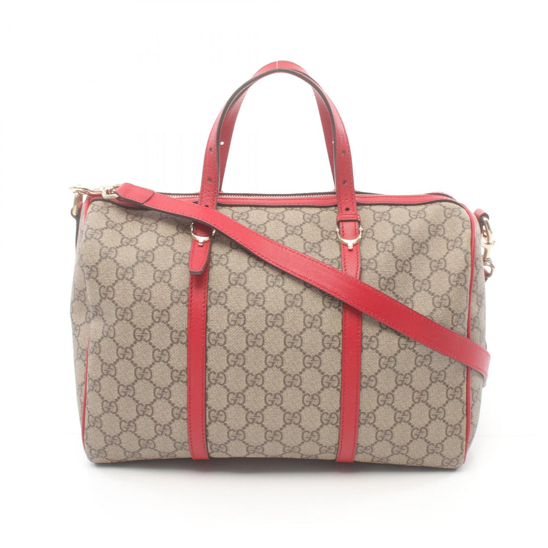 Gucci PVC Coated Canvas Leather Handbag 322231