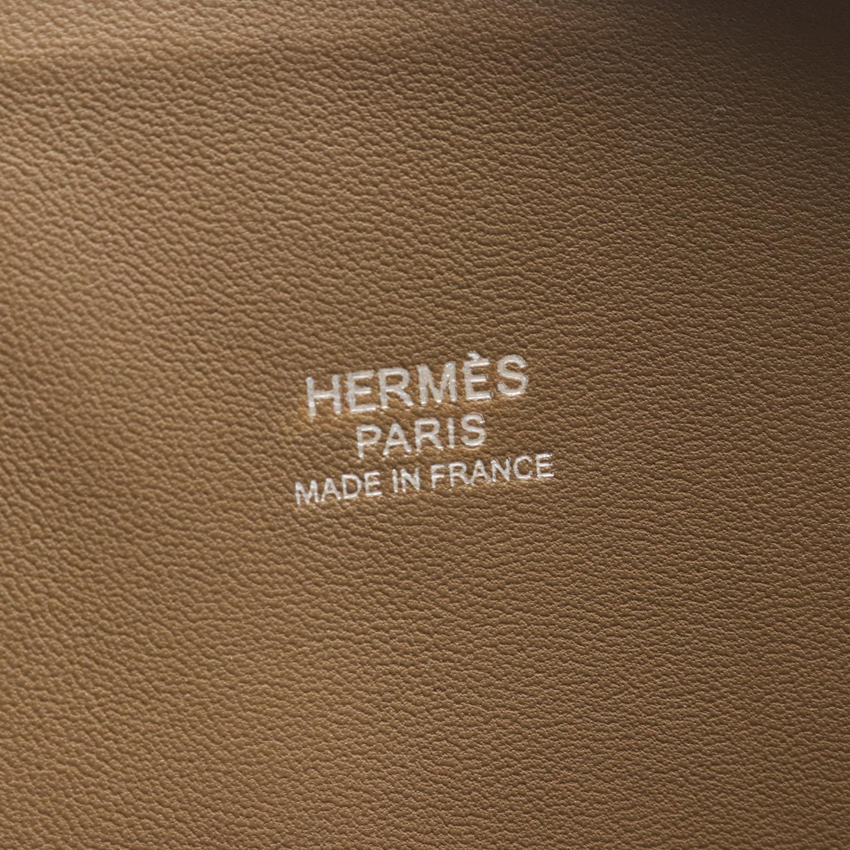 Hermes Bolide 31 Etoupe Handbag Beige