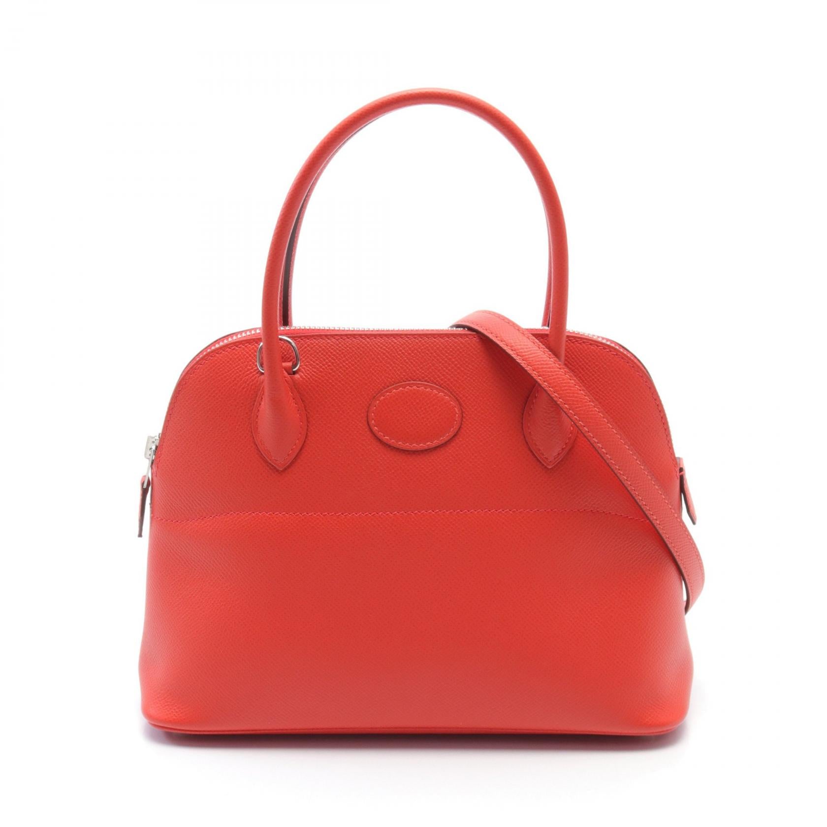 Hermes Bolide 27 Rouge H Handbag