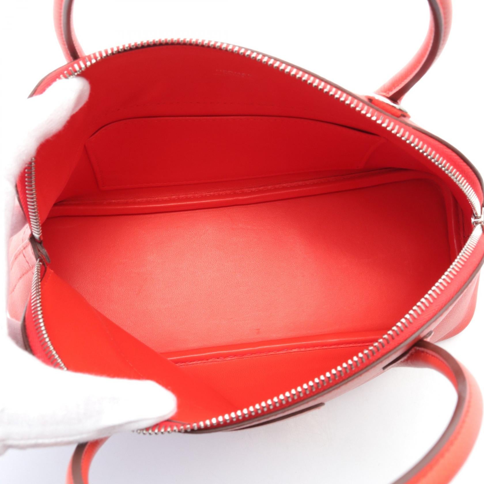 Hermes Bolide 27 Rouge H Handbag