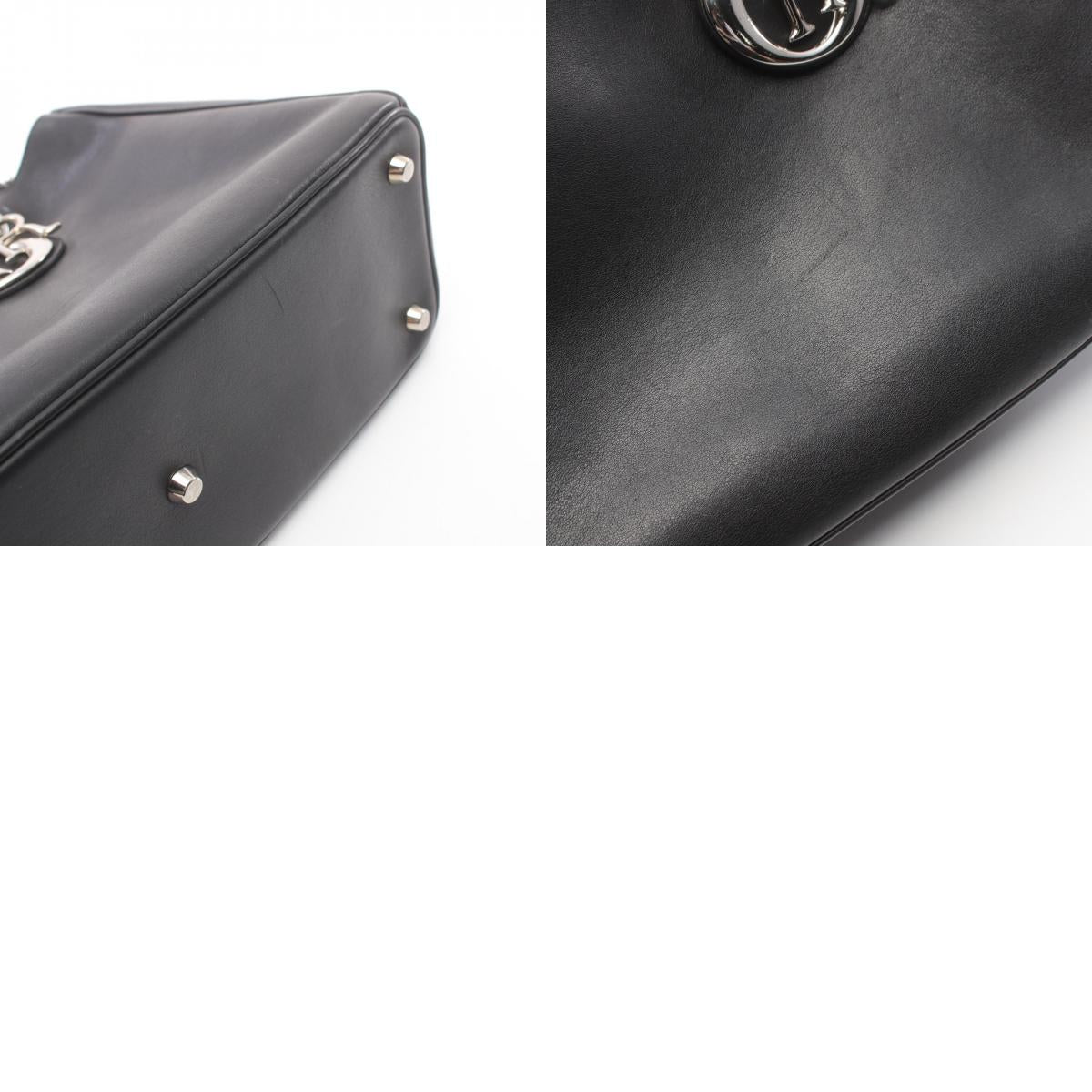 Dior Diorissimo Leather Handbag Black