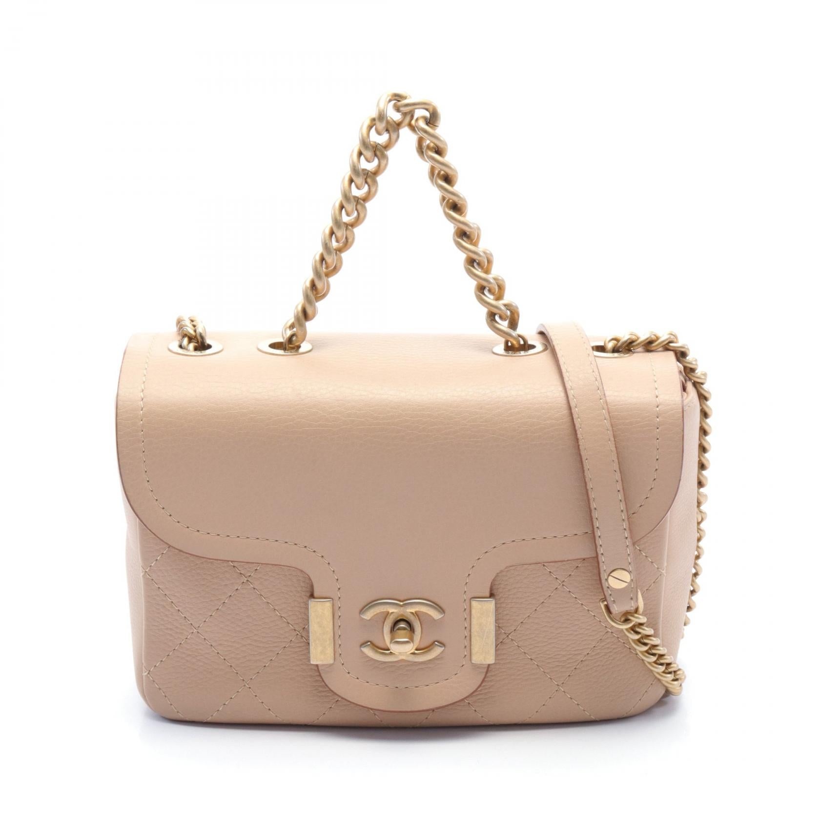 Chanel Leather Matelasse Shoulder Bag A57217