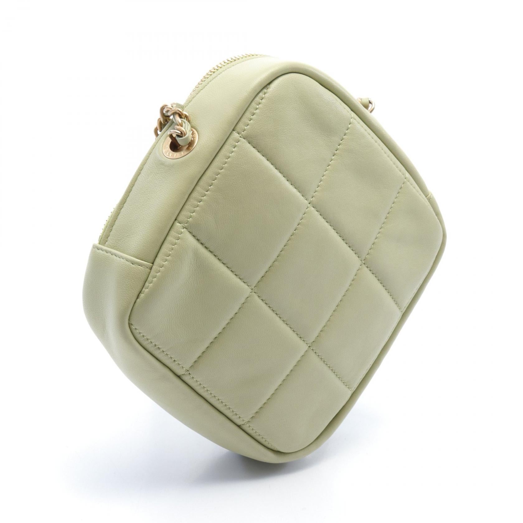 Chanel Leather Matelasse Shoulder Bag AS2201