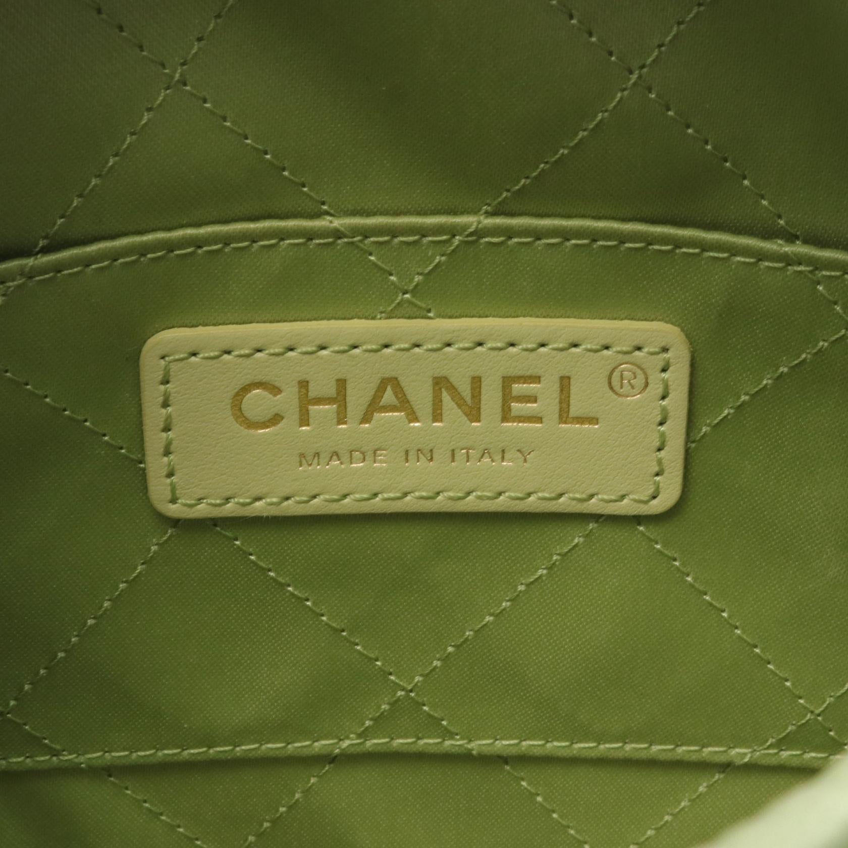 Chanel Leather Matelasse Shoulder Bag AS2201